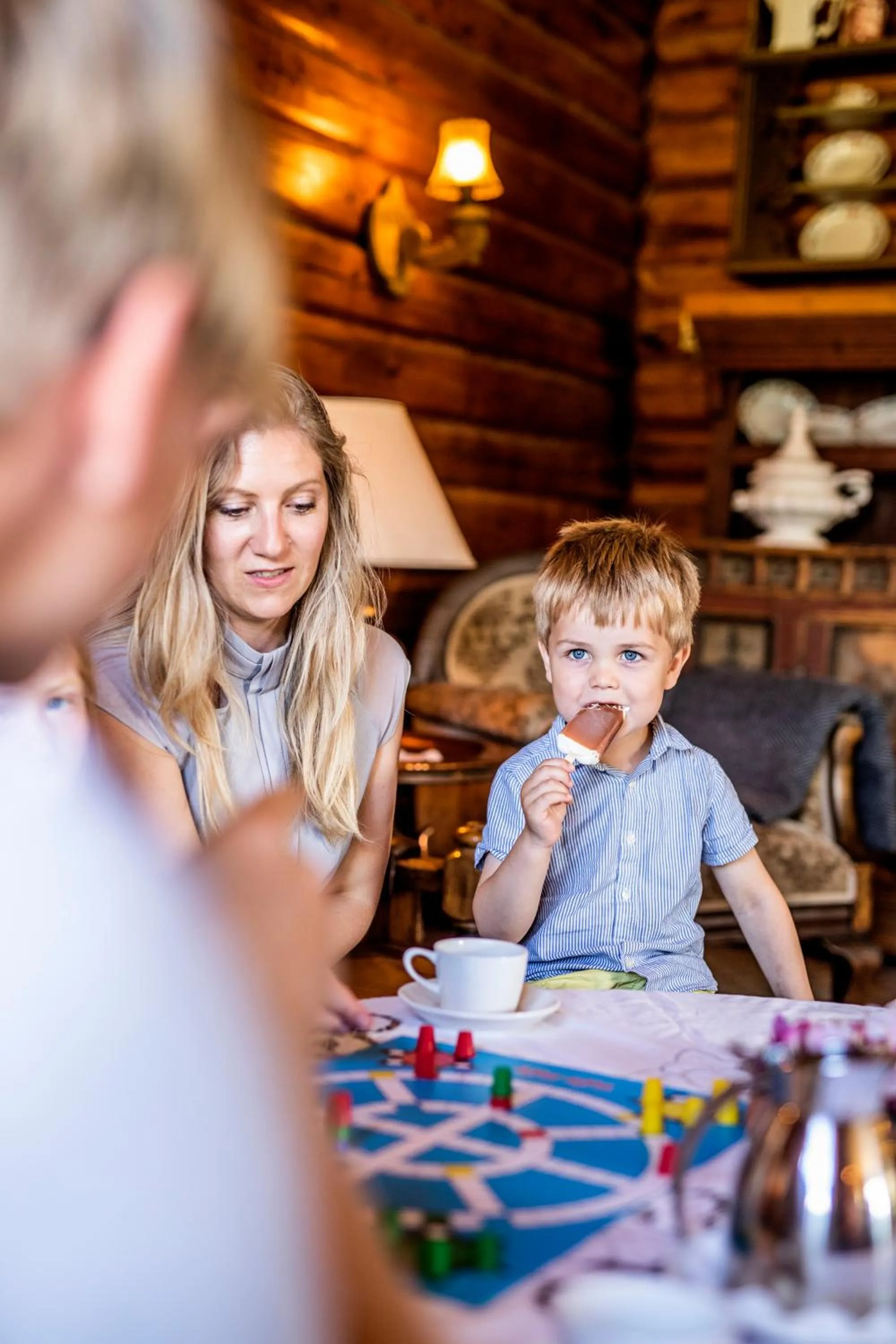 Communal lounge/ TV room in Straand Hotel