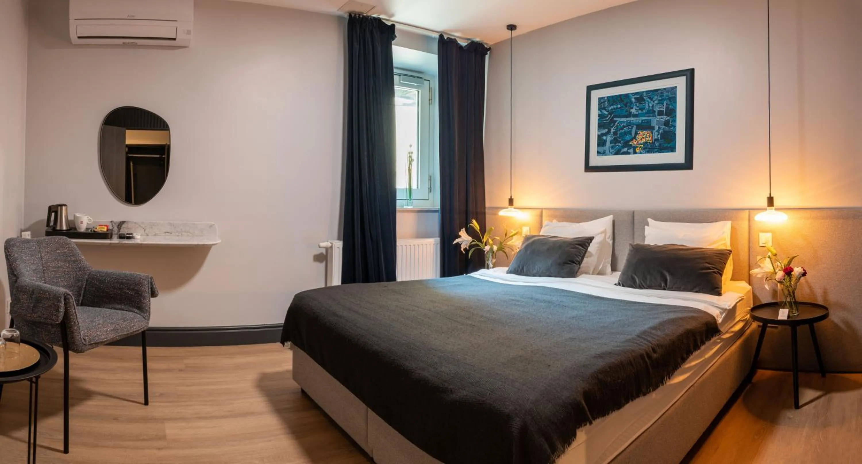 Bedroom, Bed in Doma Zagreb Aparthotel