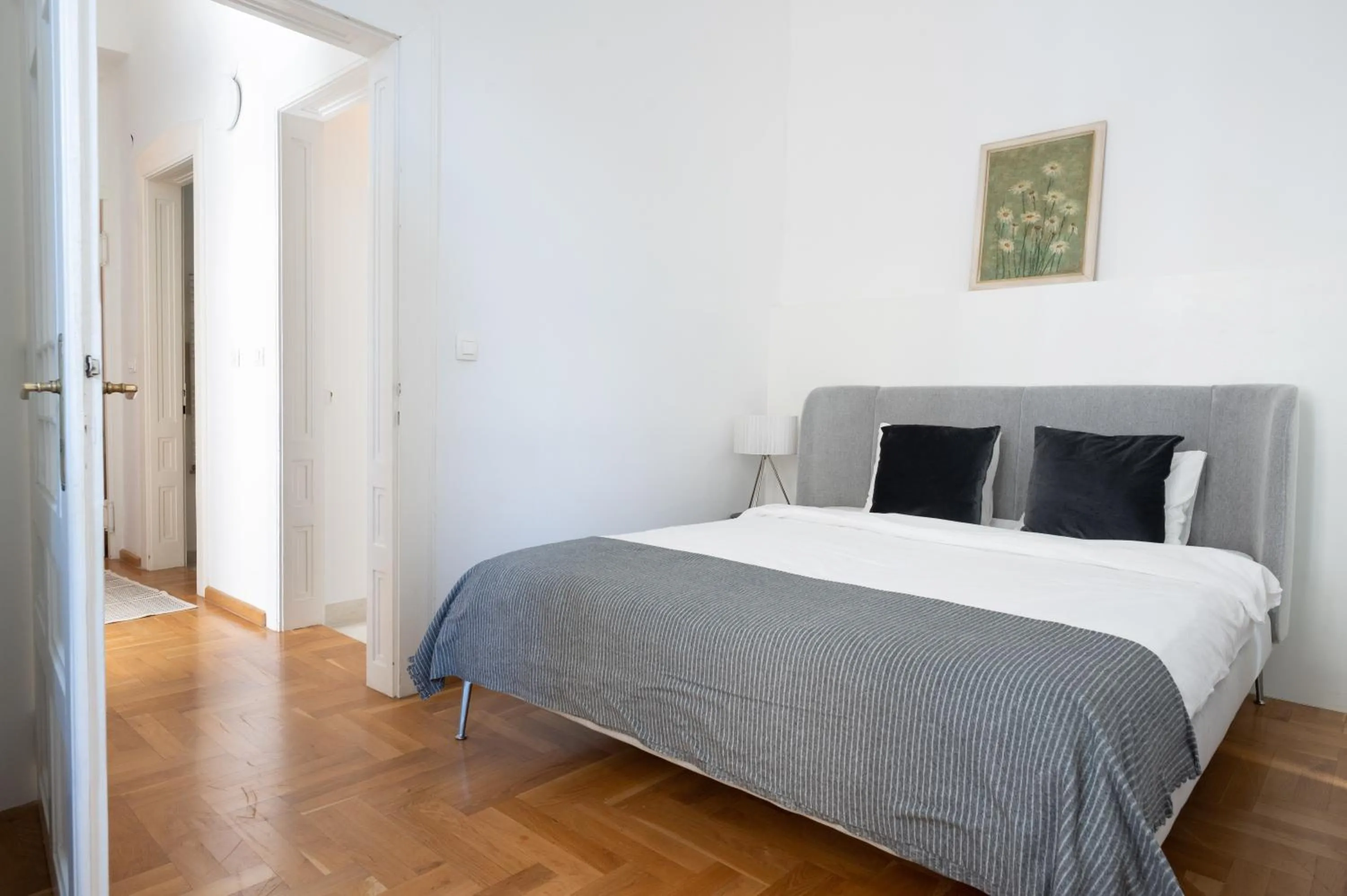 Bedroom, Bed in Doma Zagreb Aparthotel