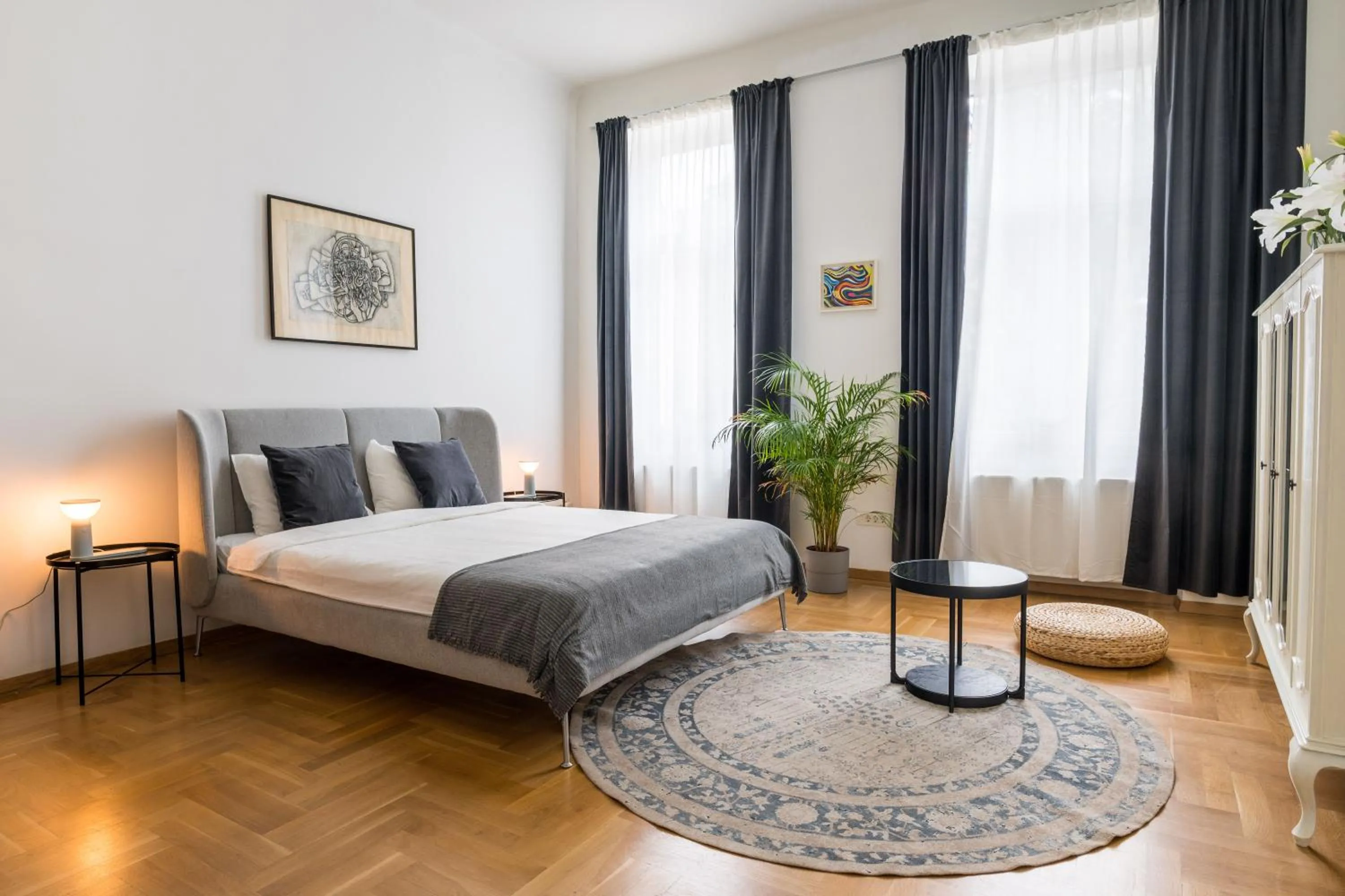 Bedroom, Bed in Doma Zagreb Aparthotel