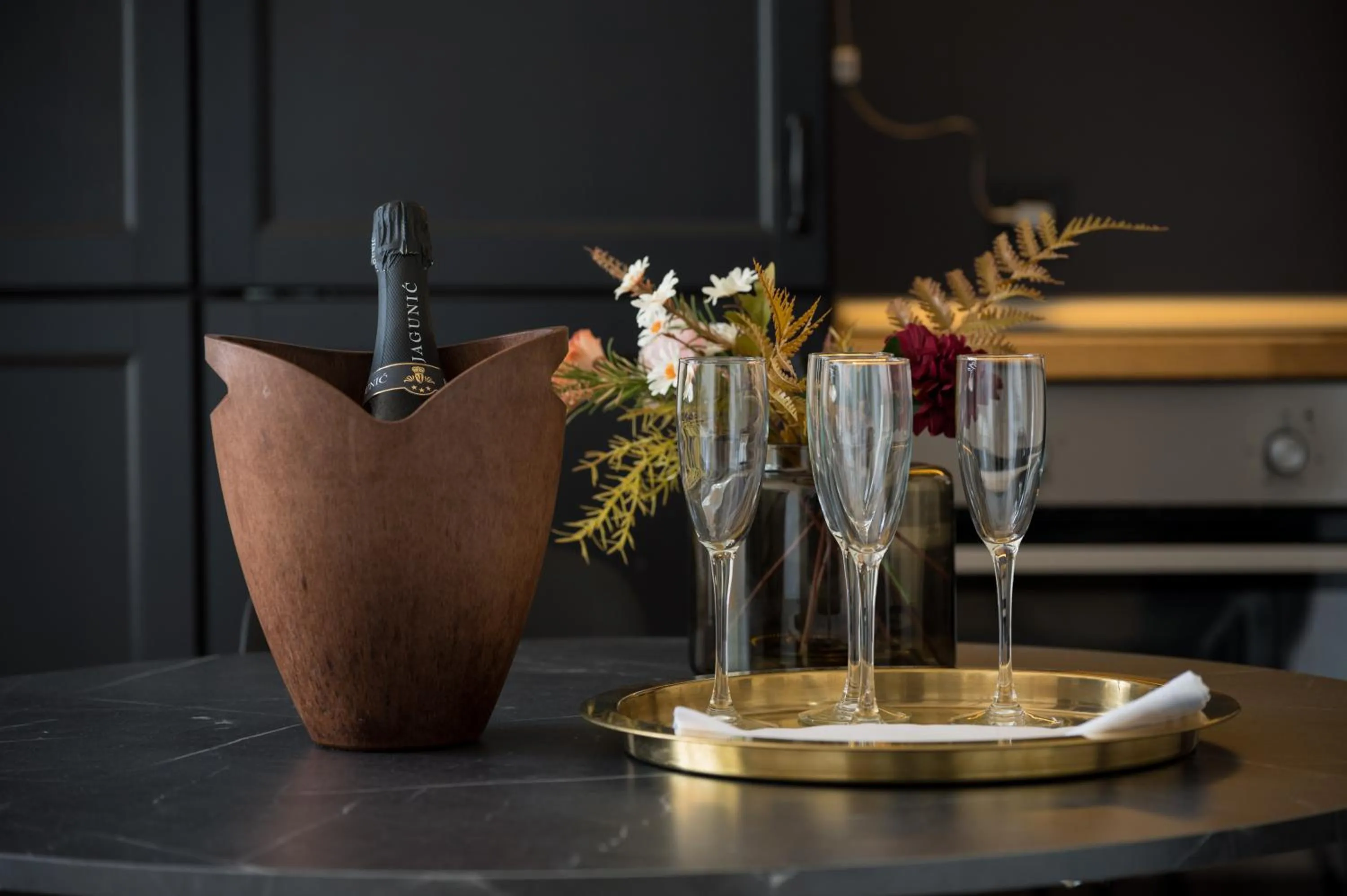 Dining area in Doma Zagreb Aparthotel