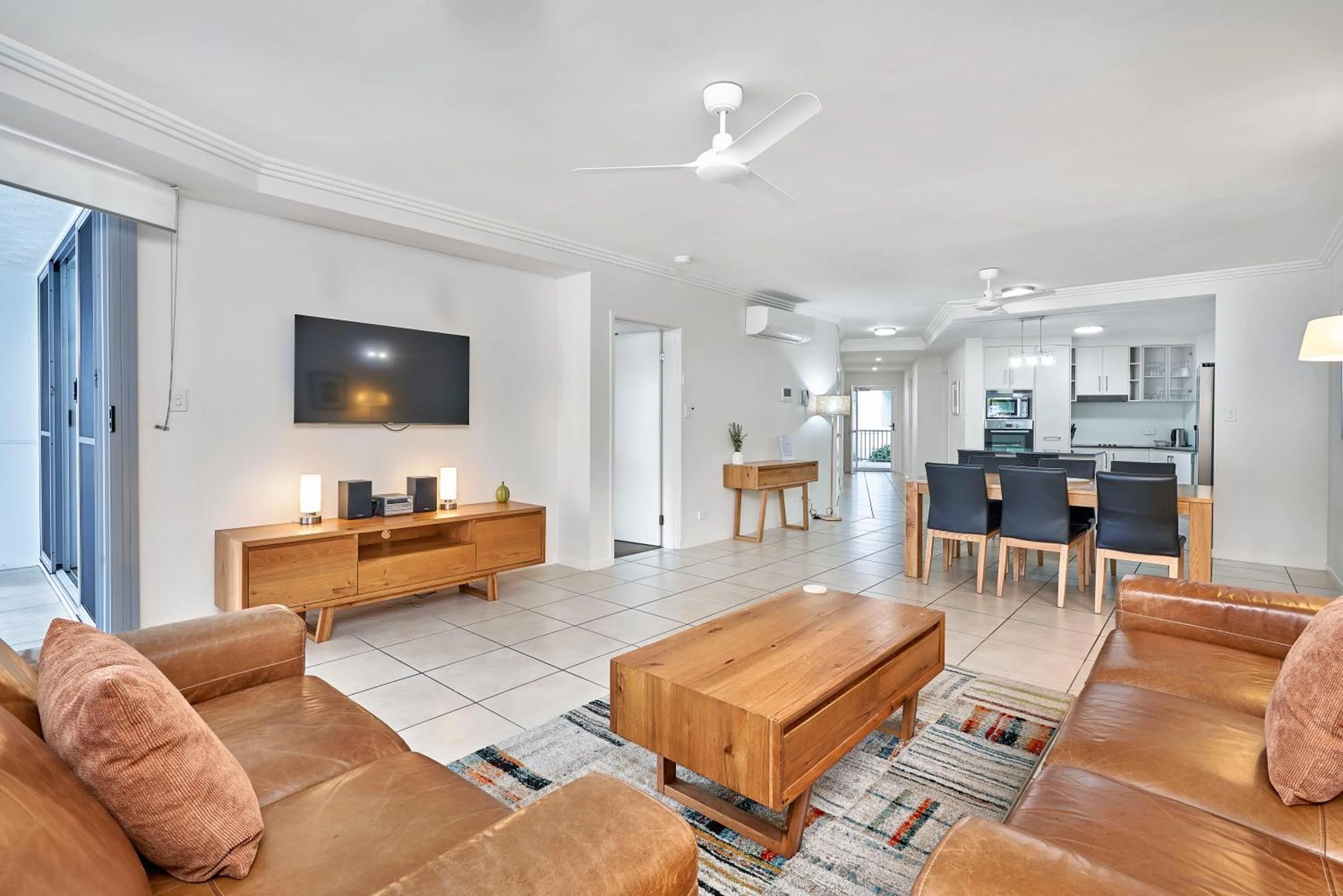 Living room in Vision Apartments