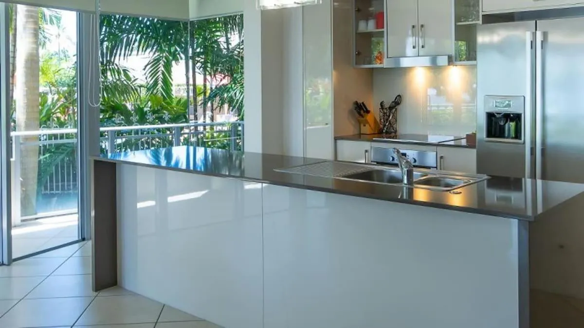 kitchen in Vision Apartments