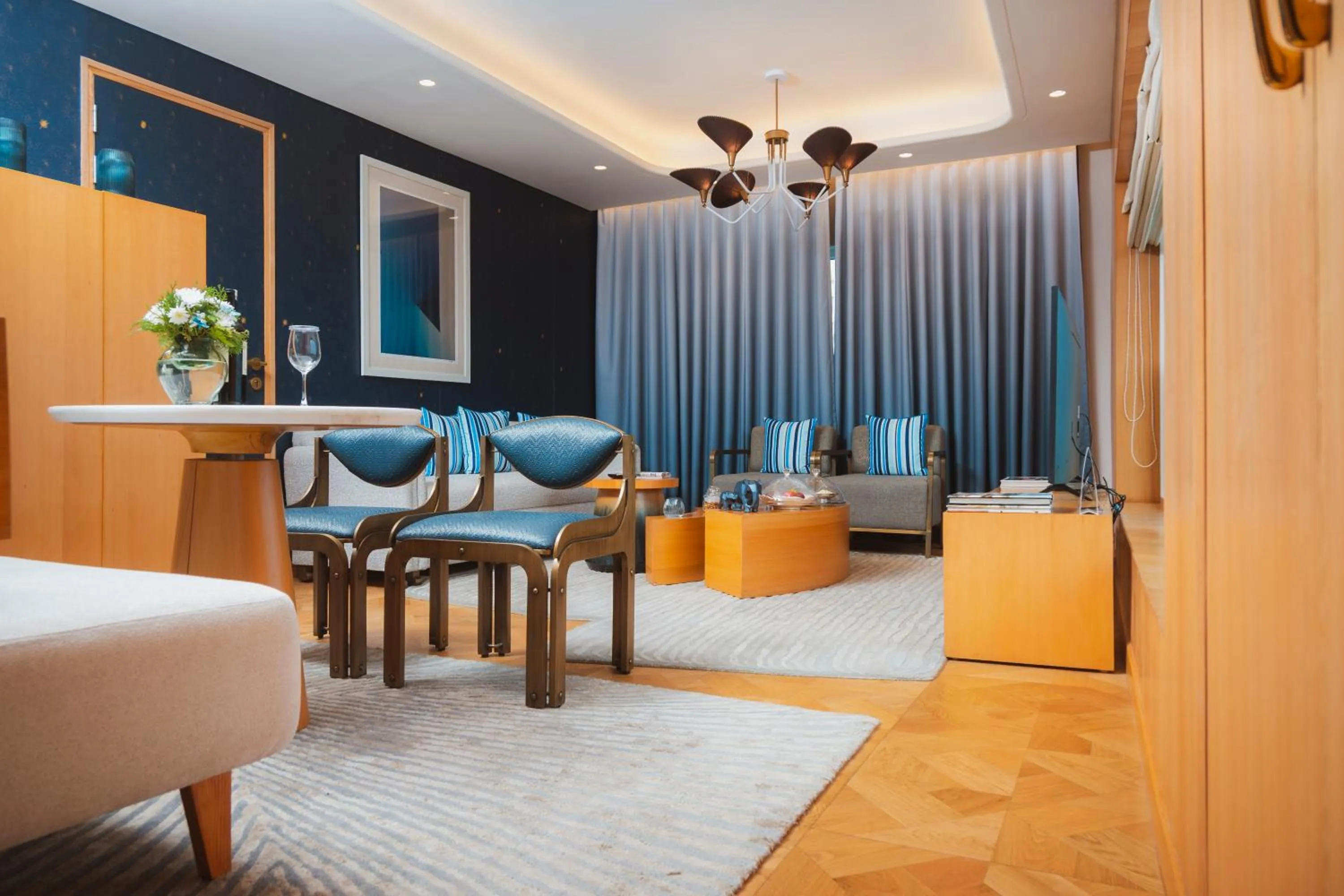 Living room in The Park New Delhi