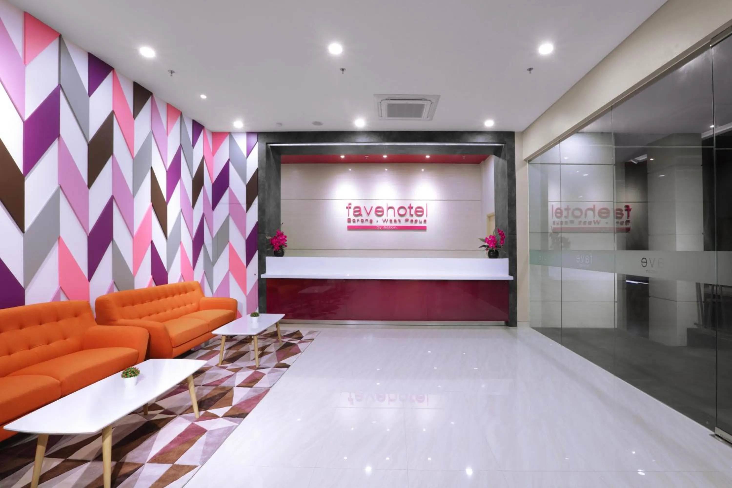 Lobby or reception in favehotel Sorong