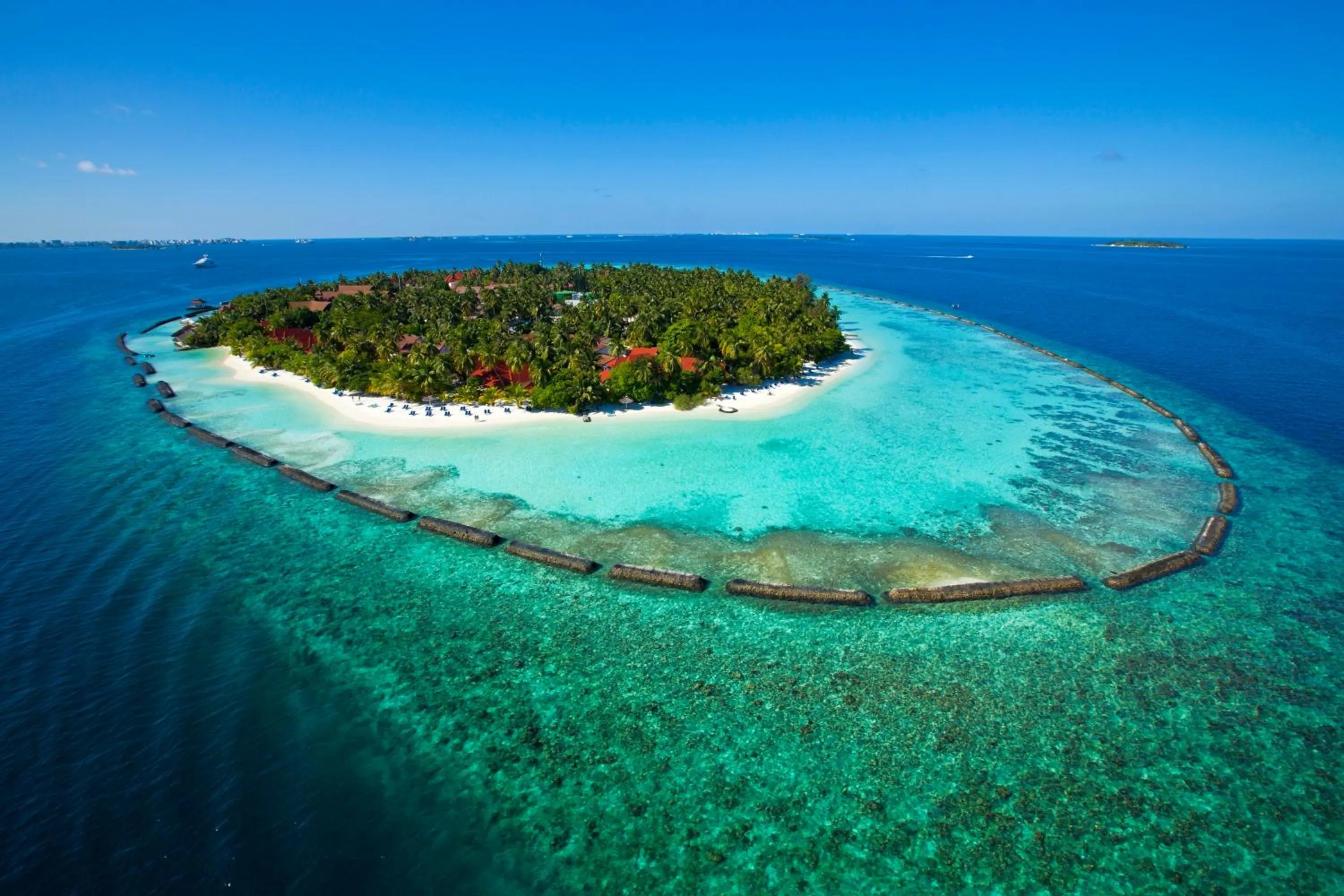 Bird's eye view in Kurumba Maldives