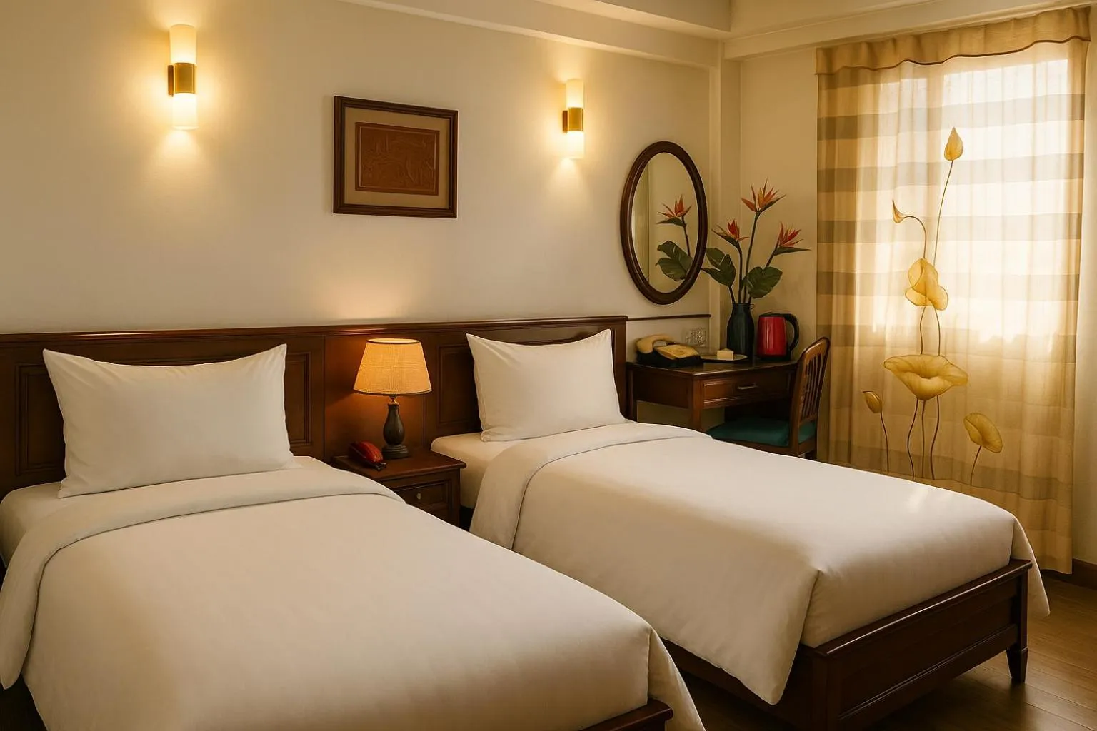 Photo of the whole room, Bed in Hanoi Siva Luxury Hotel & Travel
