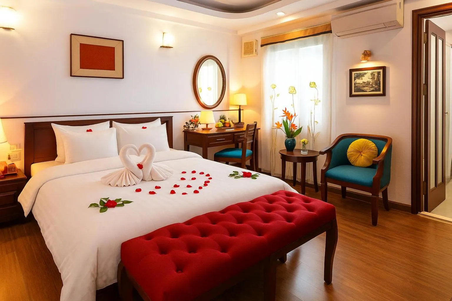Photo of the whole room, Bed in Hanoi Siva Luxury Hotel & Travel