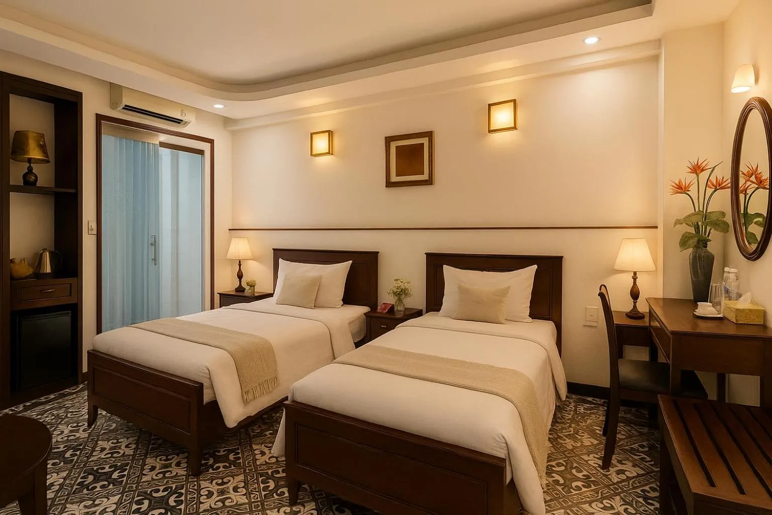 Photo of the whole room, Bed in Hanoi Siva Luxury Hotel & Travel