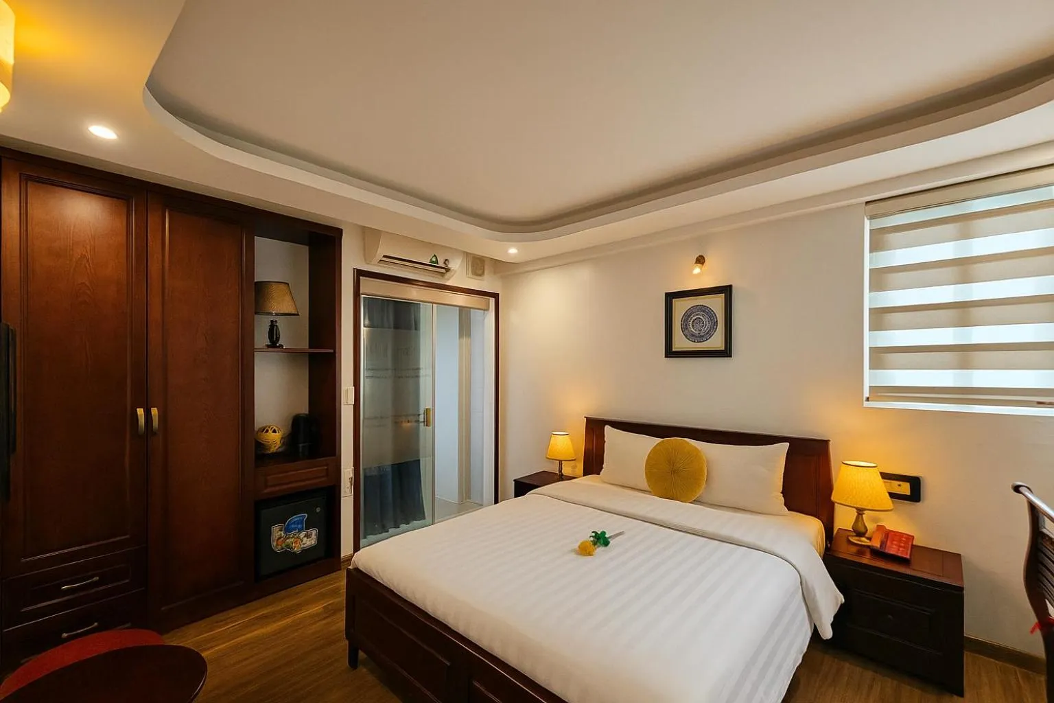 Bed in Hanoi Siva Luxury Hotel & Travel