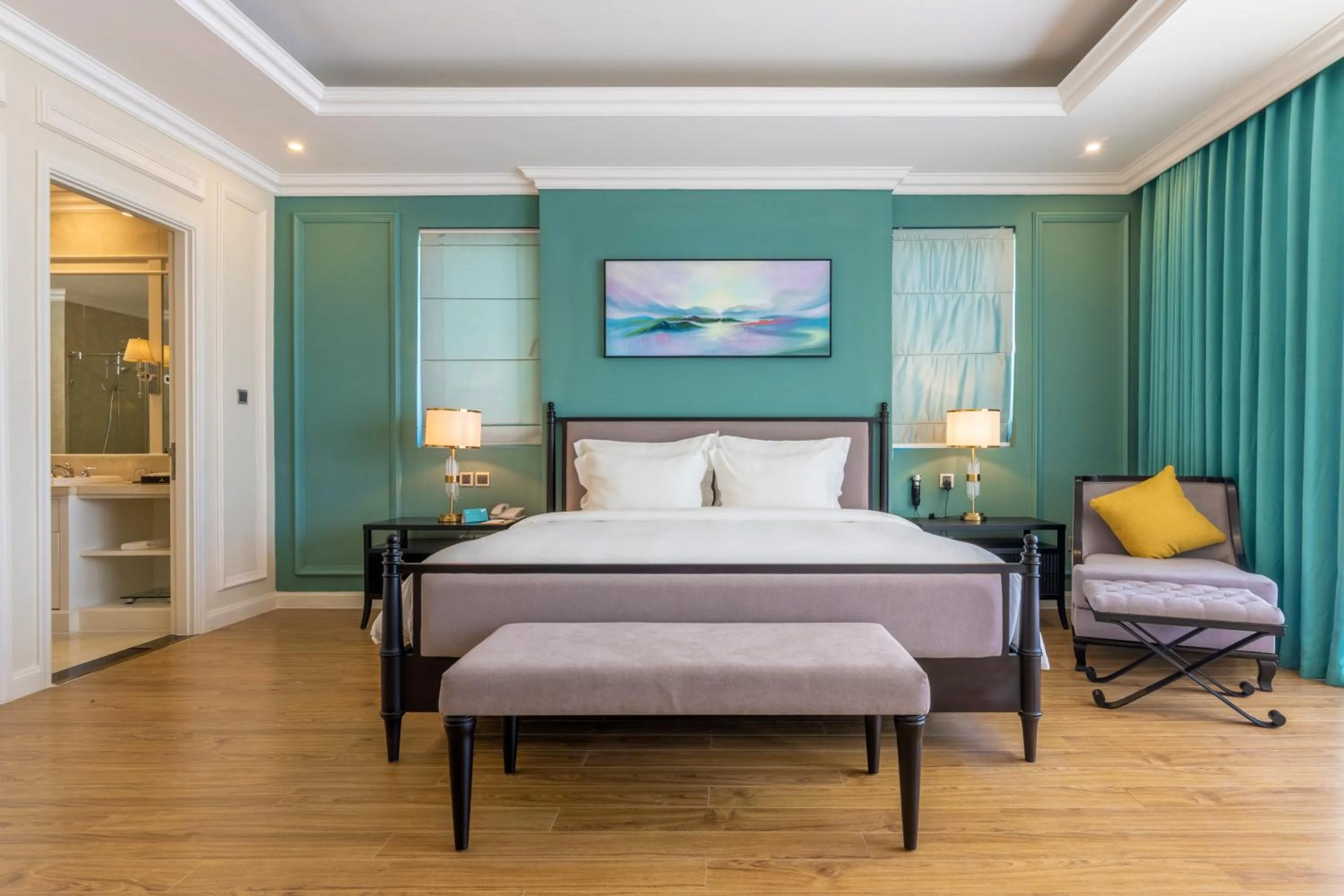 Bedroom, Bed in Vinpearl Resort Nha Trang