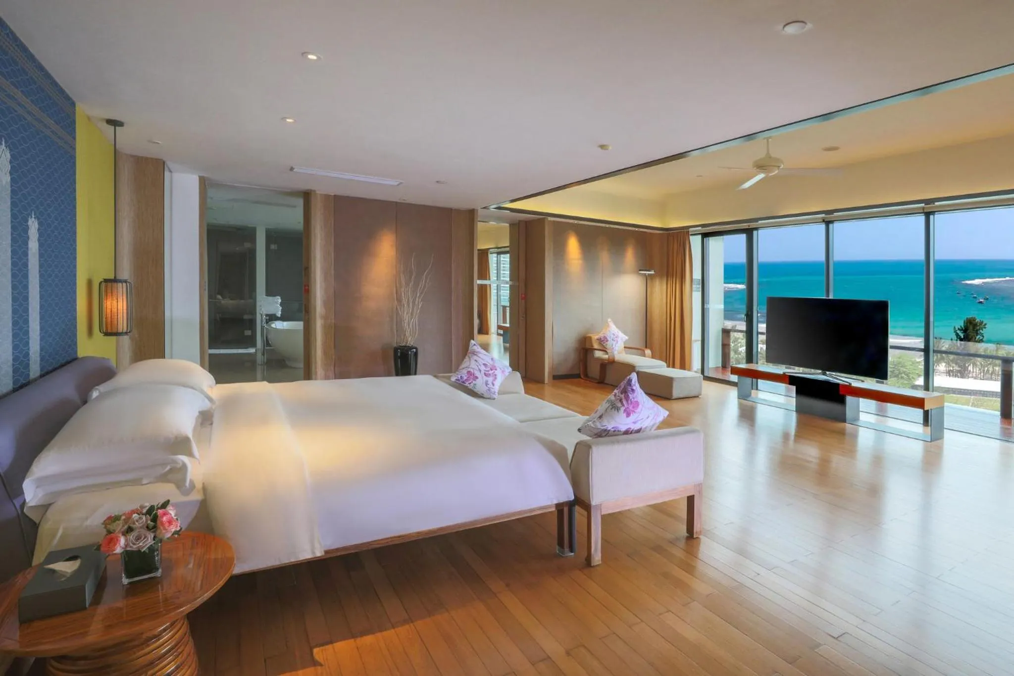 Photo of the whole room, Bed in InterContinental Sanya Resort by IHG
