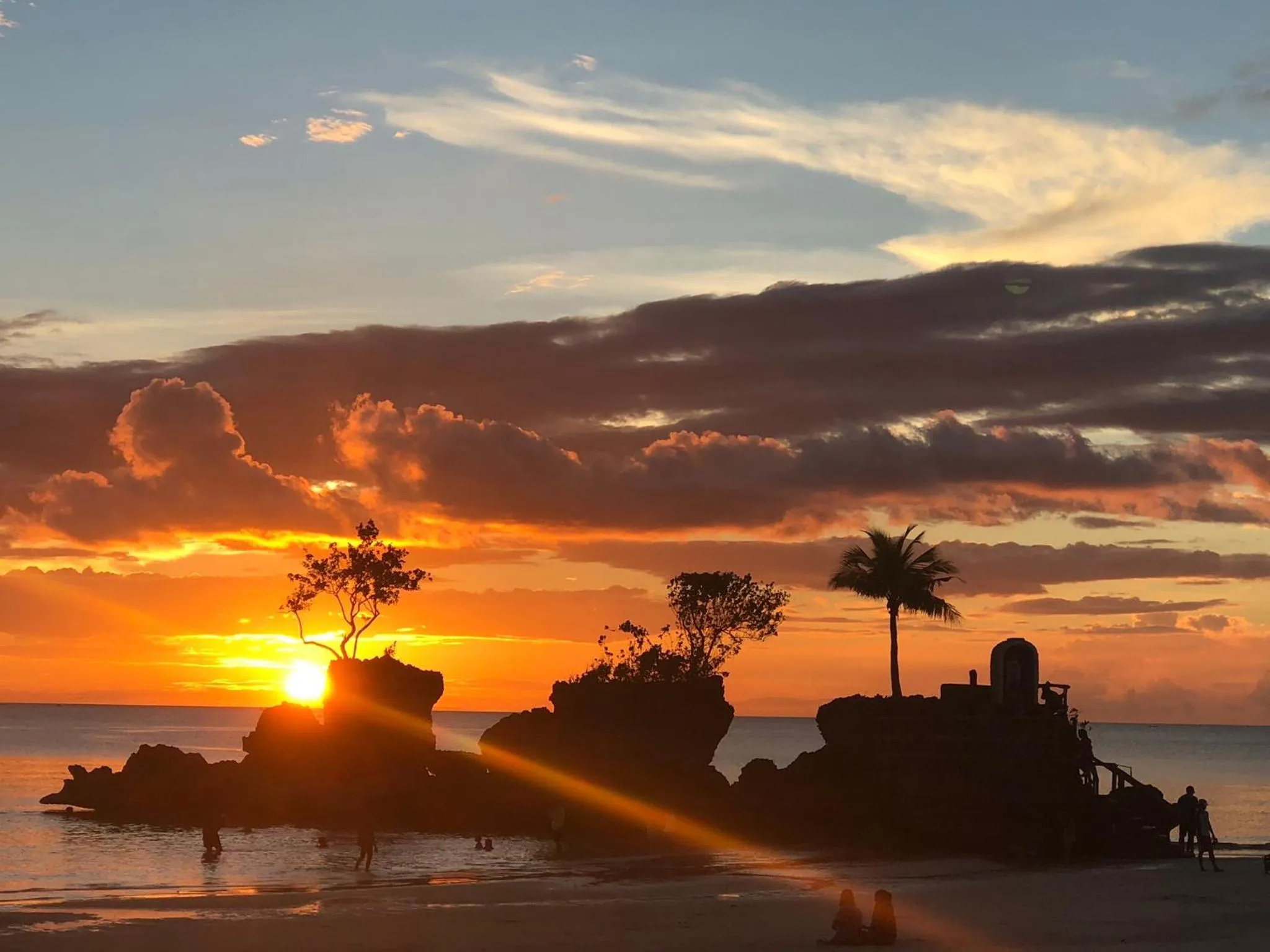 Sunset in IL Mare Sakura Resort Boracay