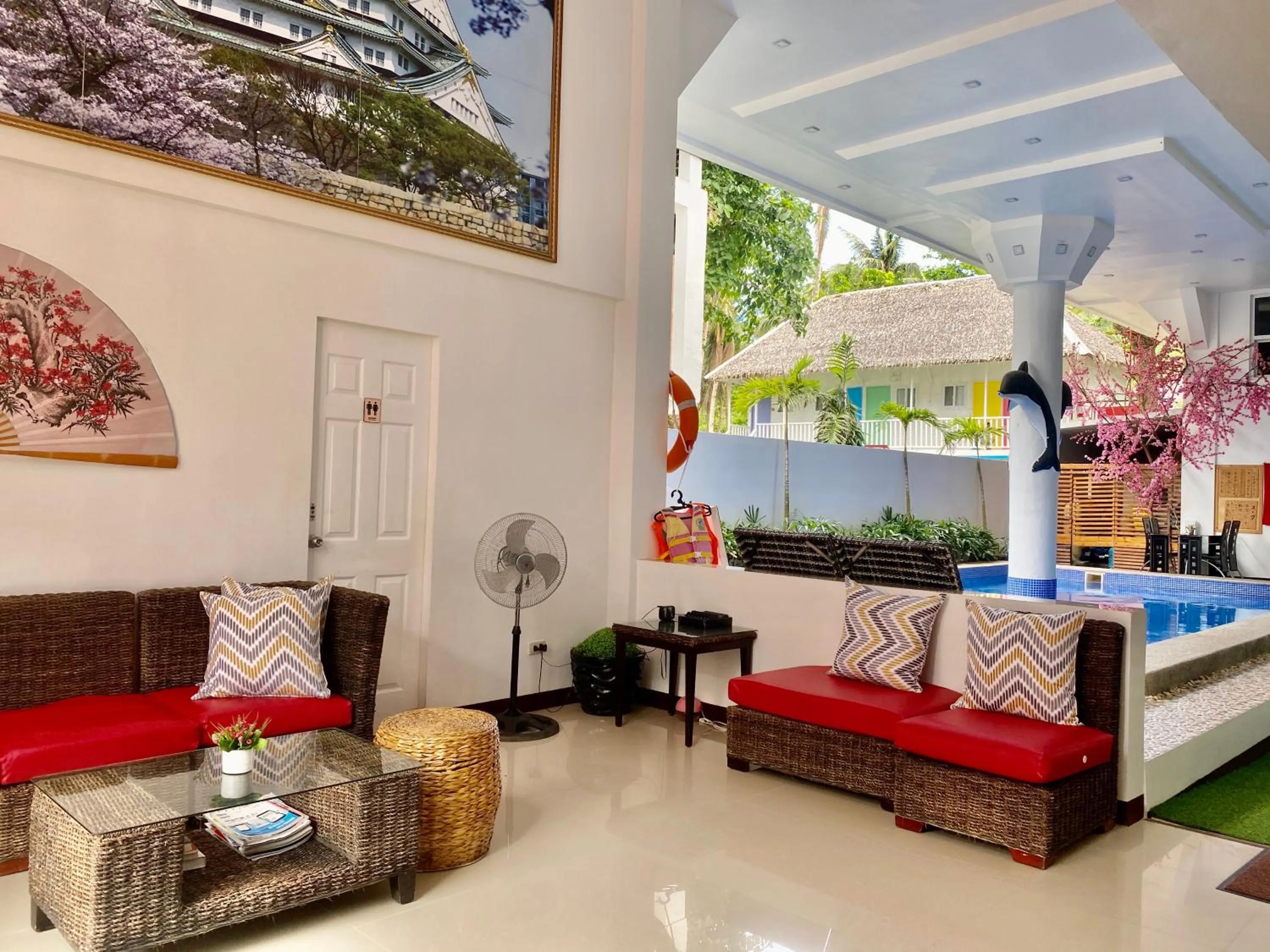 Seating area, Bed in IL Mare Sakura Resort Boracay