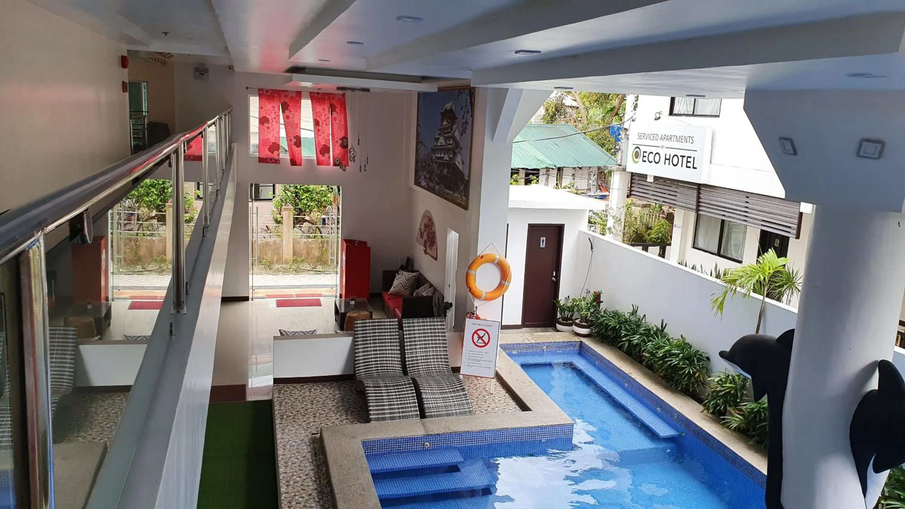 Pool view in IL Mare Sakura Resort Boracay