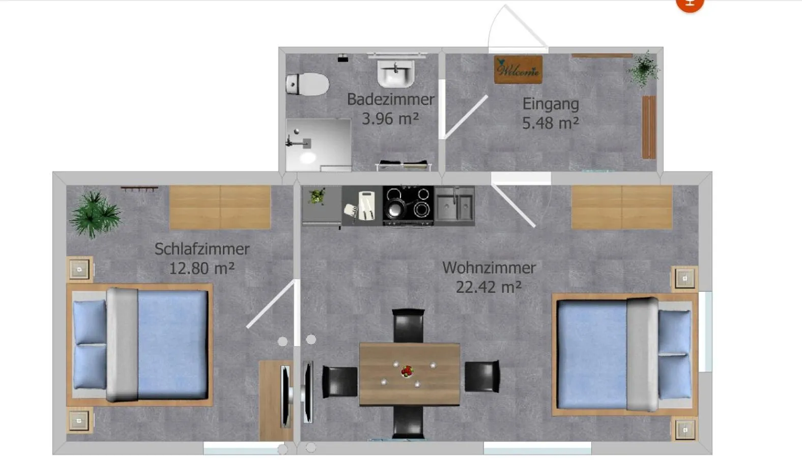 Floor plan in AIS Center
