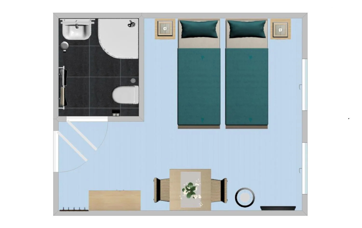 Floor plan in AIS Center