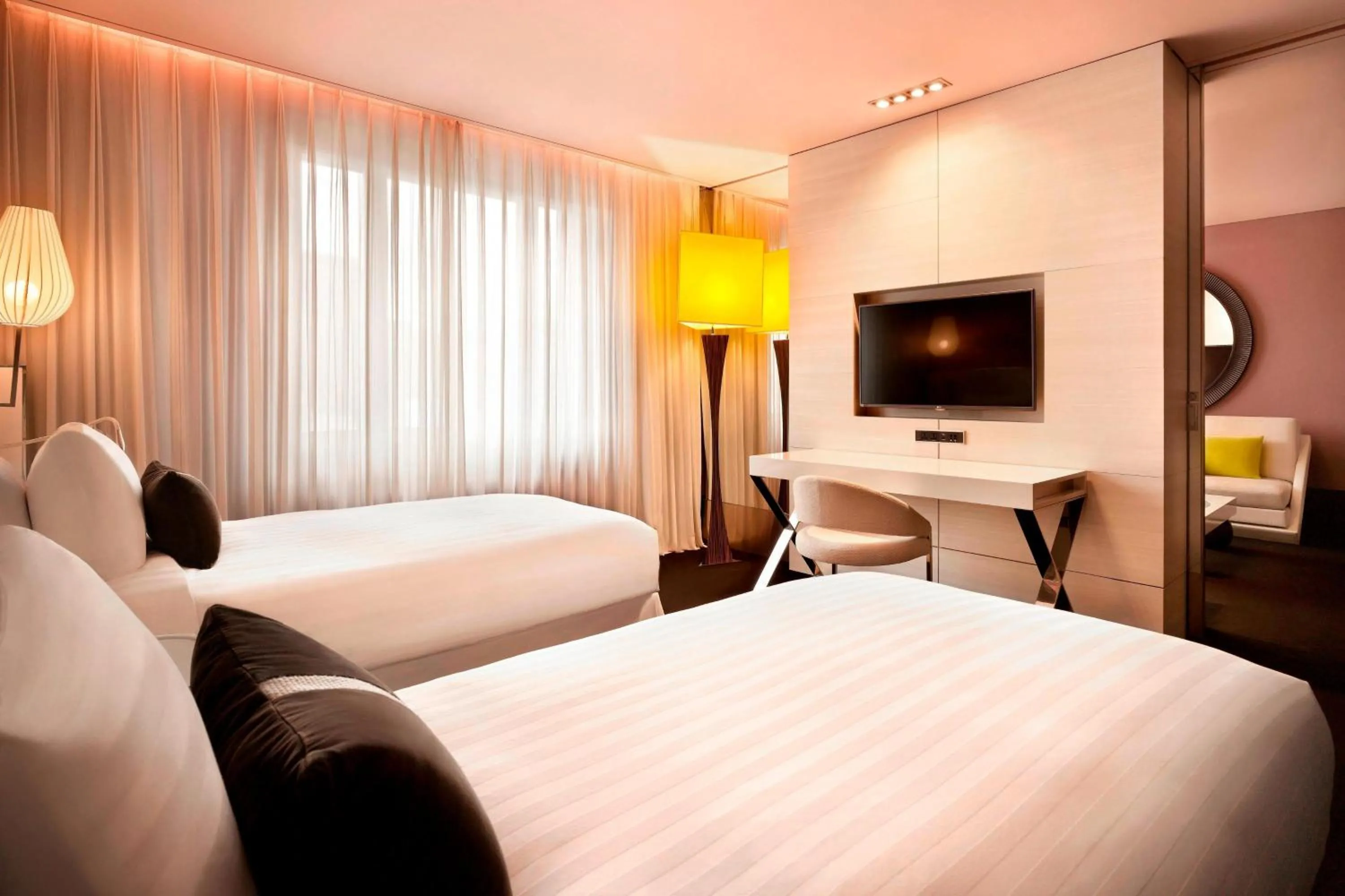 Photo of the whole room, Bed in THE PLAZA Seoul, Autograph Collection