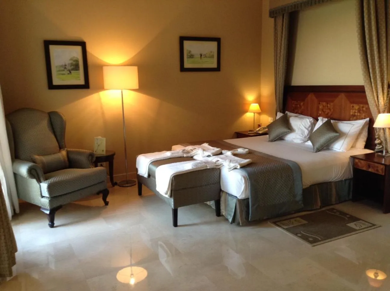 Bed in Stella Golf Hotel