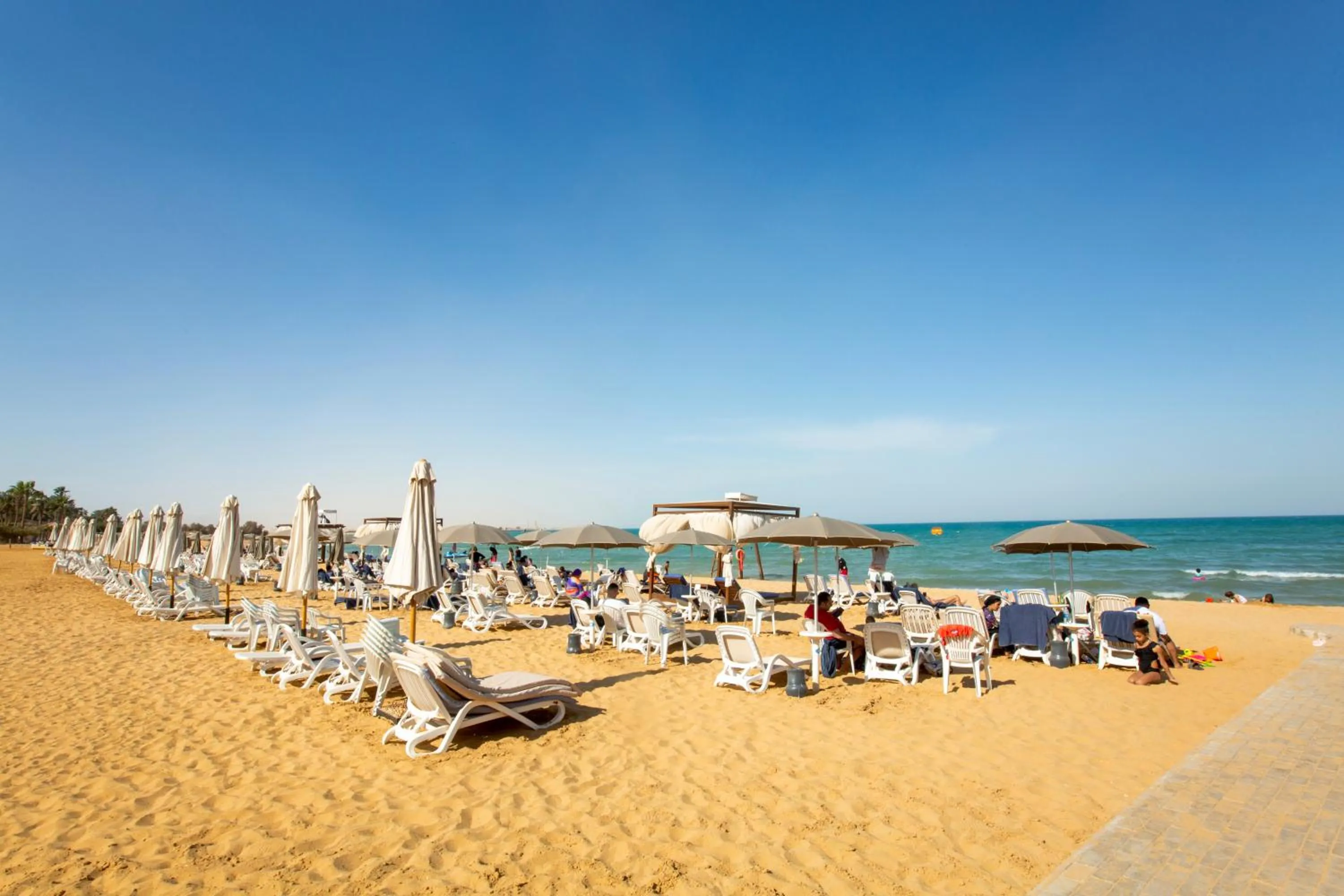 Beach in Stella Golf Hotel