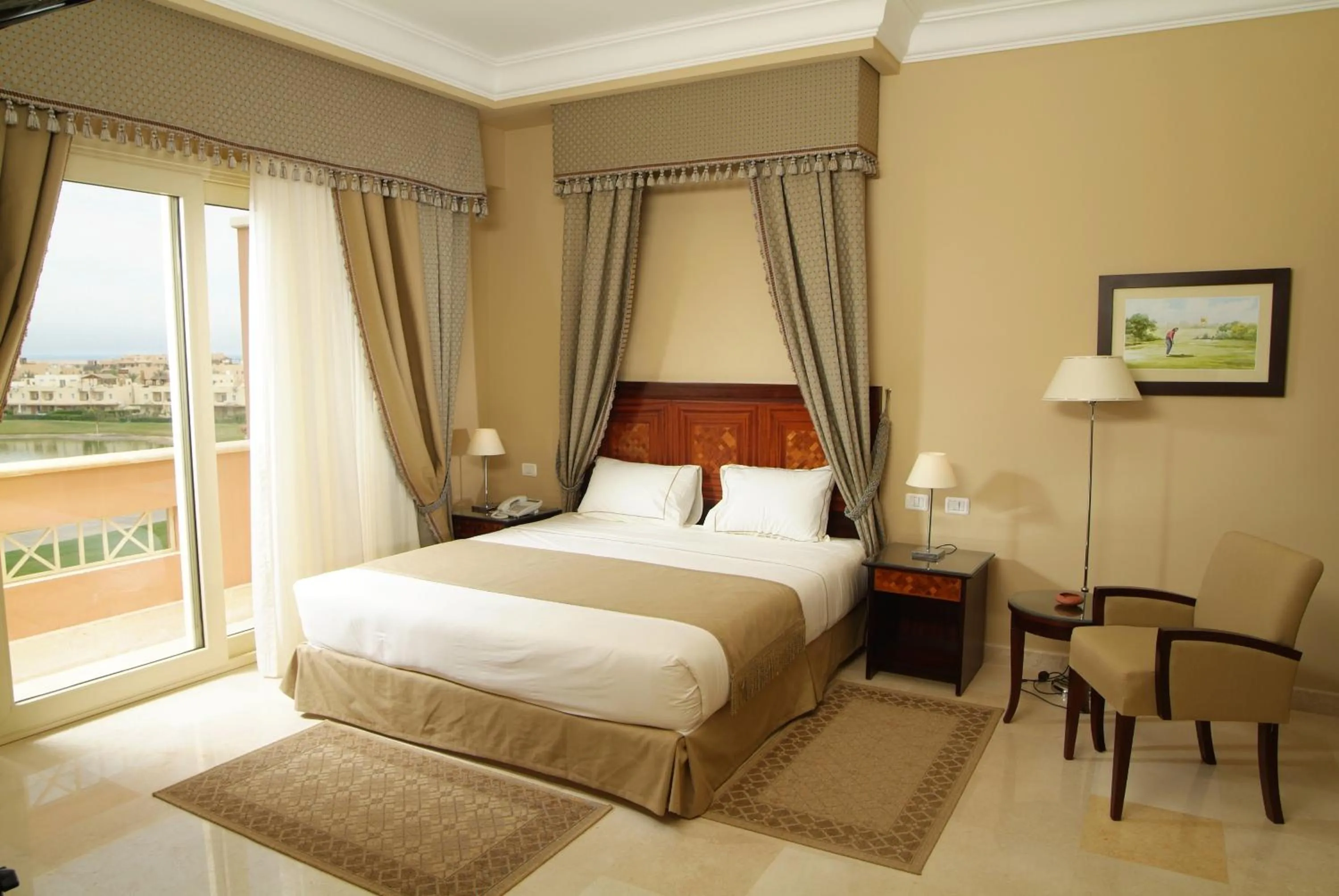 Bed in Stella Golf Hotel
