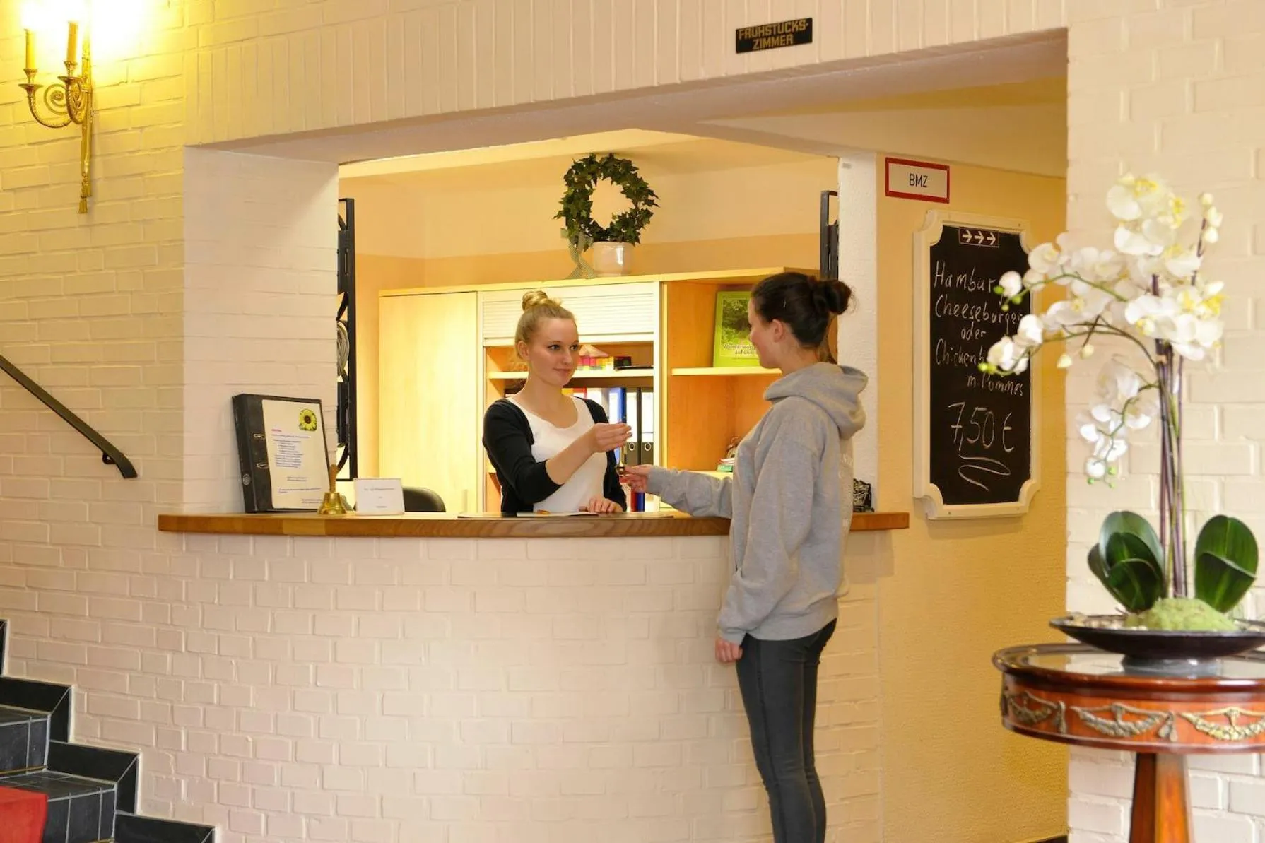 Lobby or reception in Hotel Behrmann