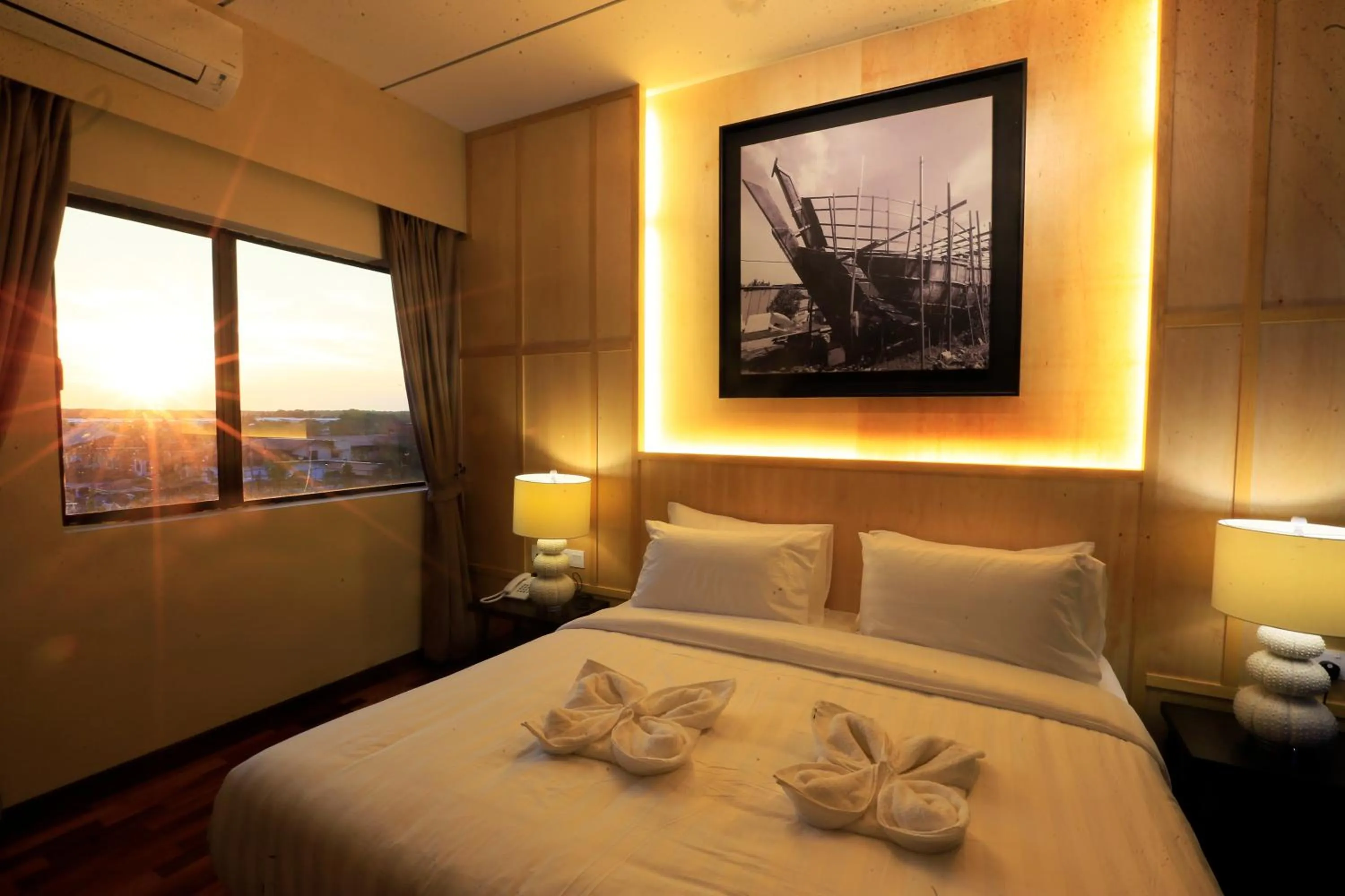 Bed in Vi Boutique Hotel