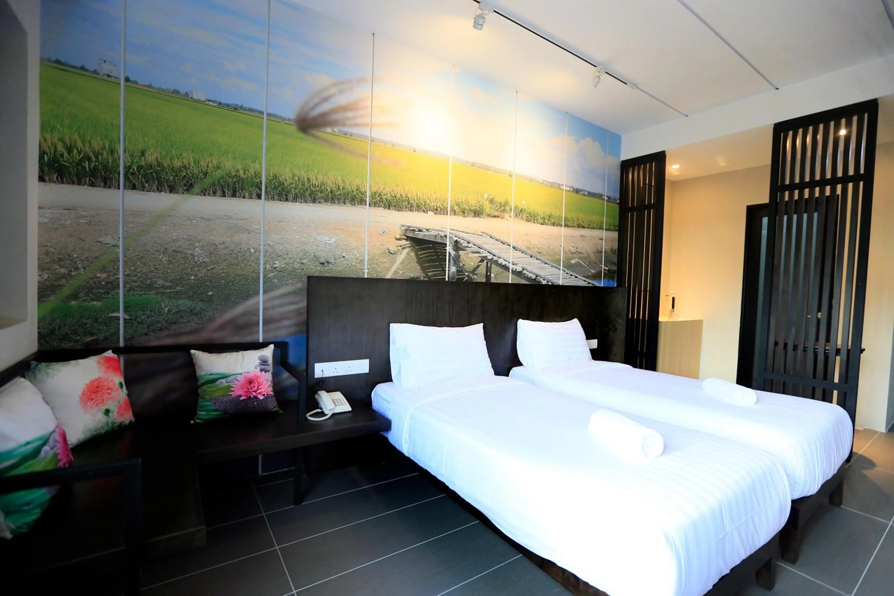 Bed in Vi Boutique Hotel