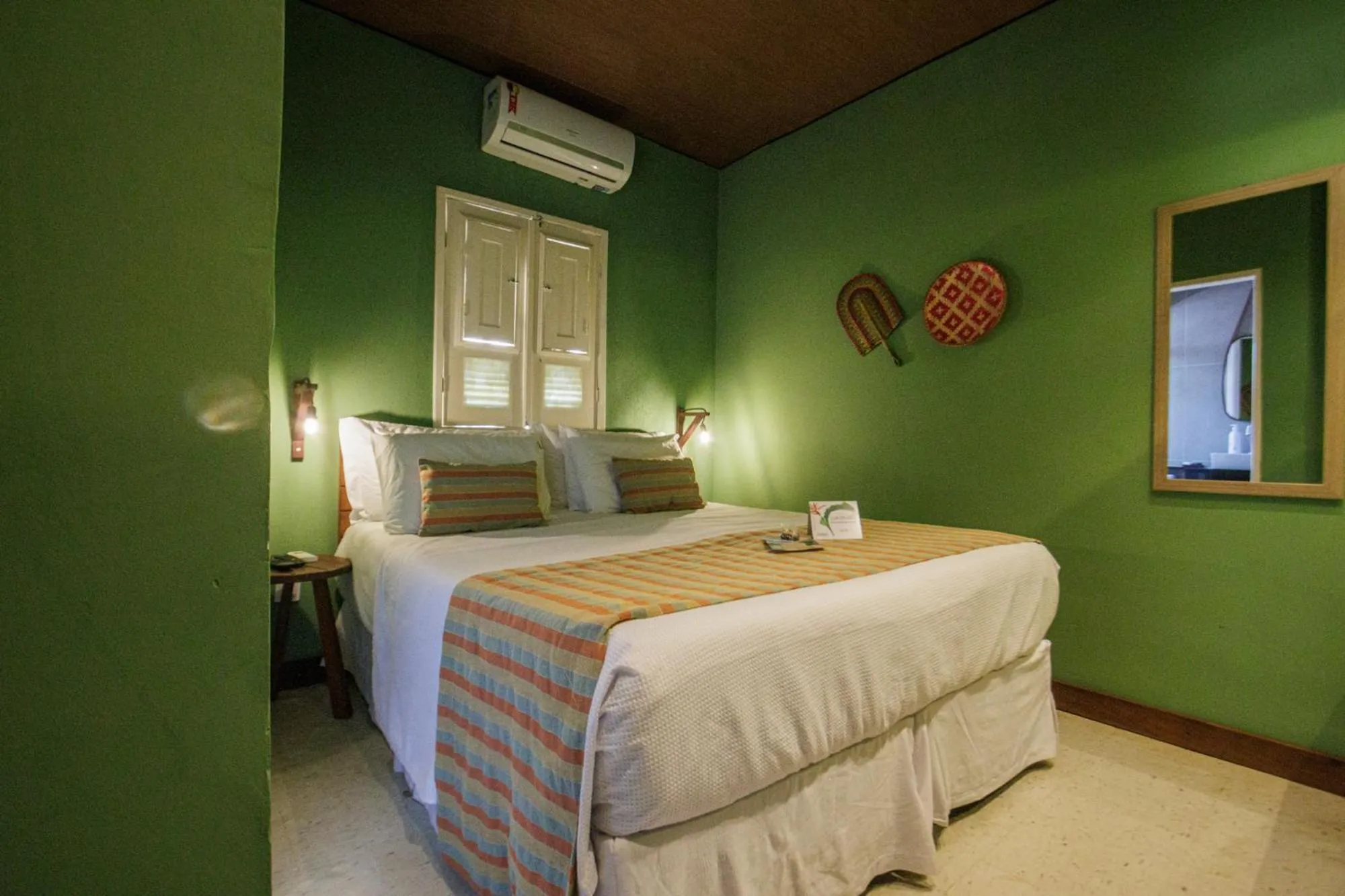 Bedroom, Bed in EcoCharme Pousada Varandinha