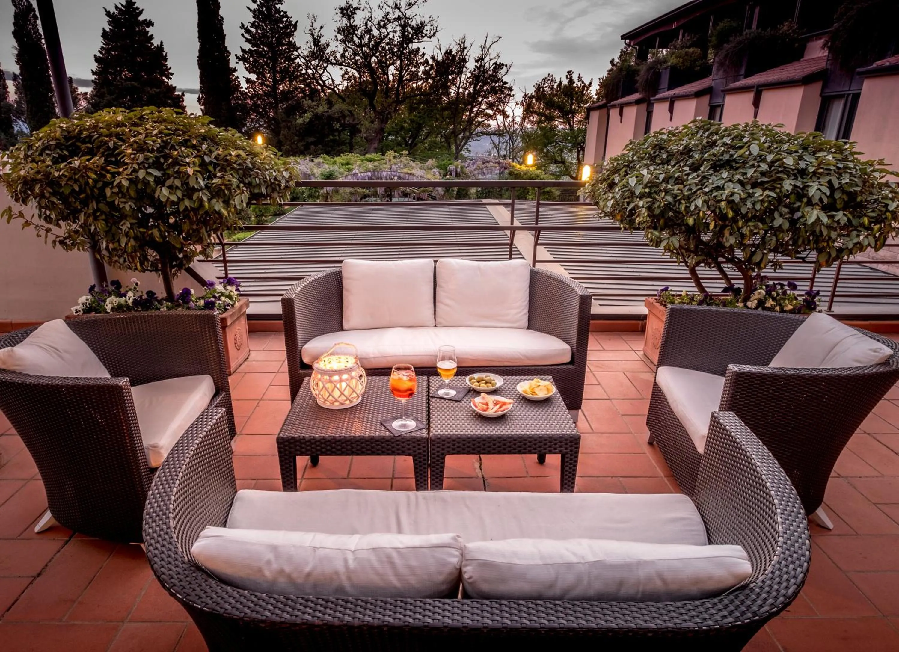 Balcony/Terrace in BV Grand Hotel Assisi