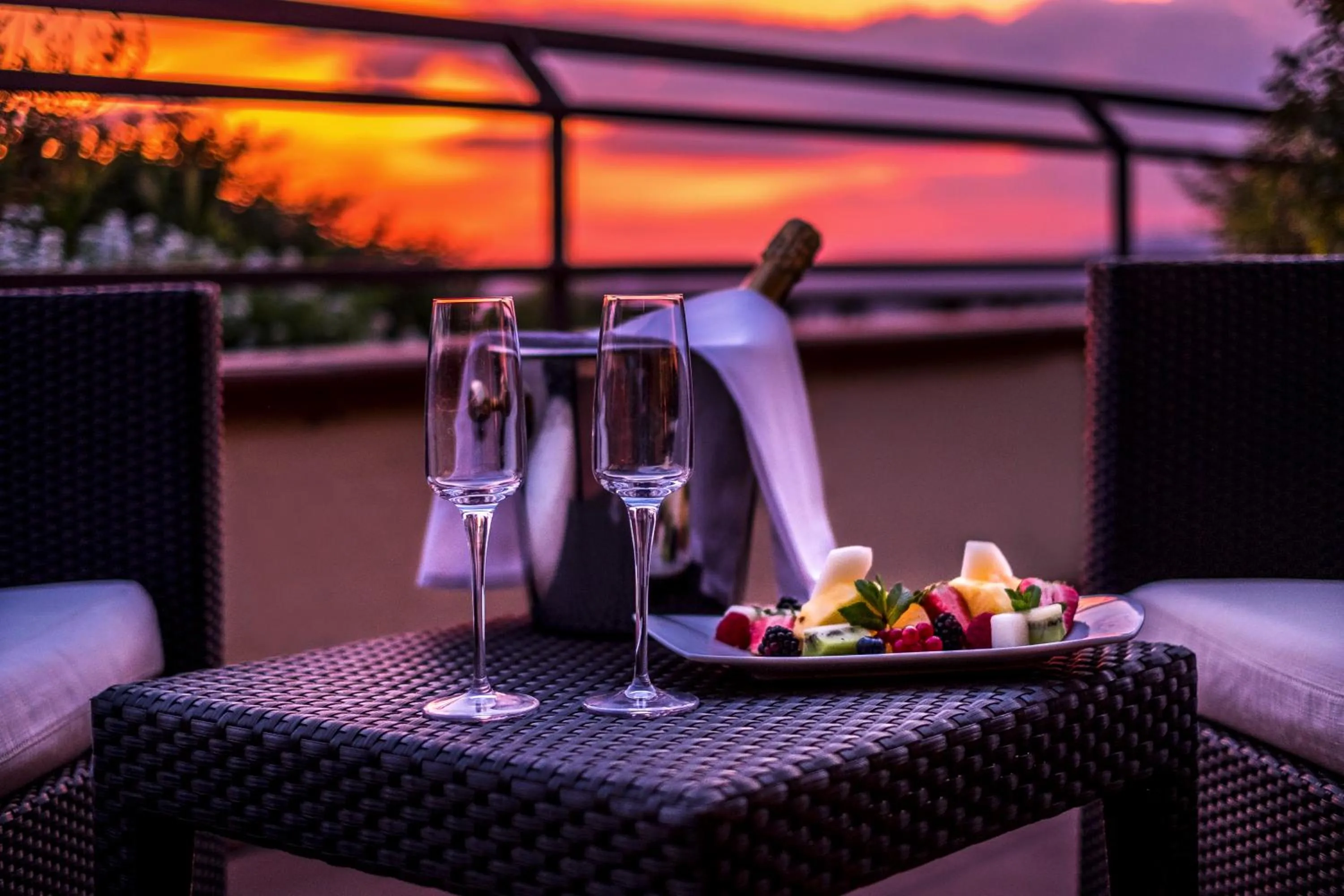 Balcony/Terrace in BV Grand Hotel Assisi