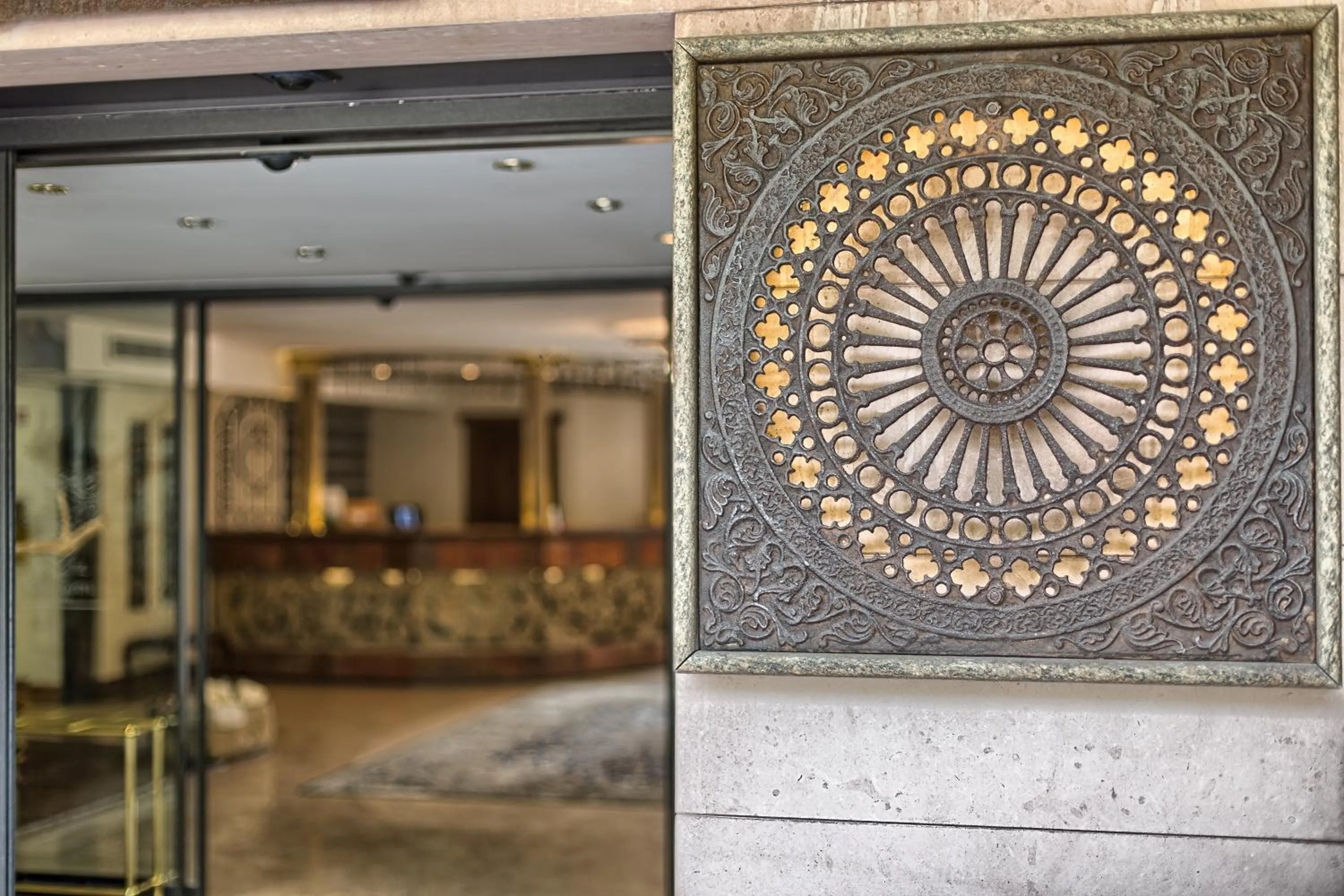 Decorative detail in BV Grand Hotel Assisi