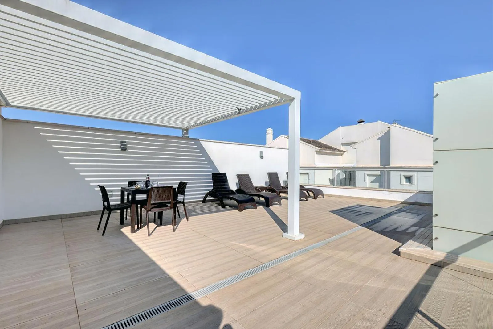 Solarium in Aqua Apartments Vento, Marbella