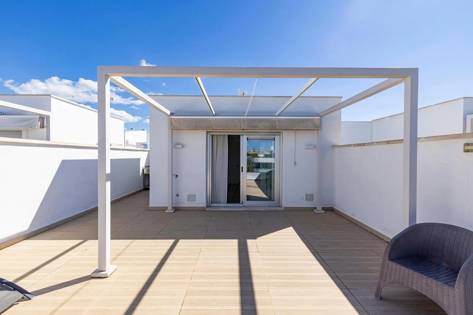 Patio in Aqua Apartments Vento, Marbella