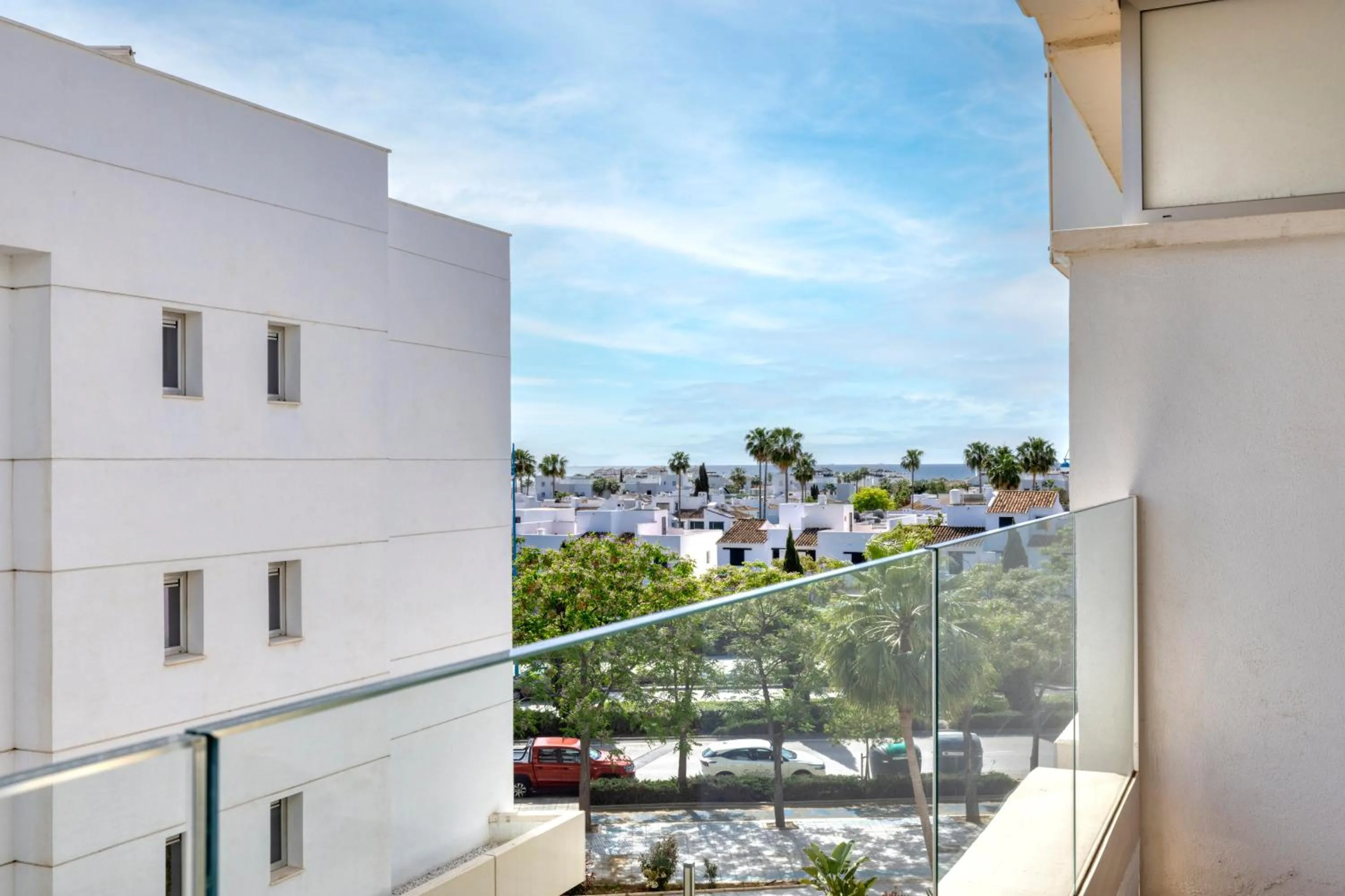 Balcony/Terrace in Aqua Apartments Vento, Marbella