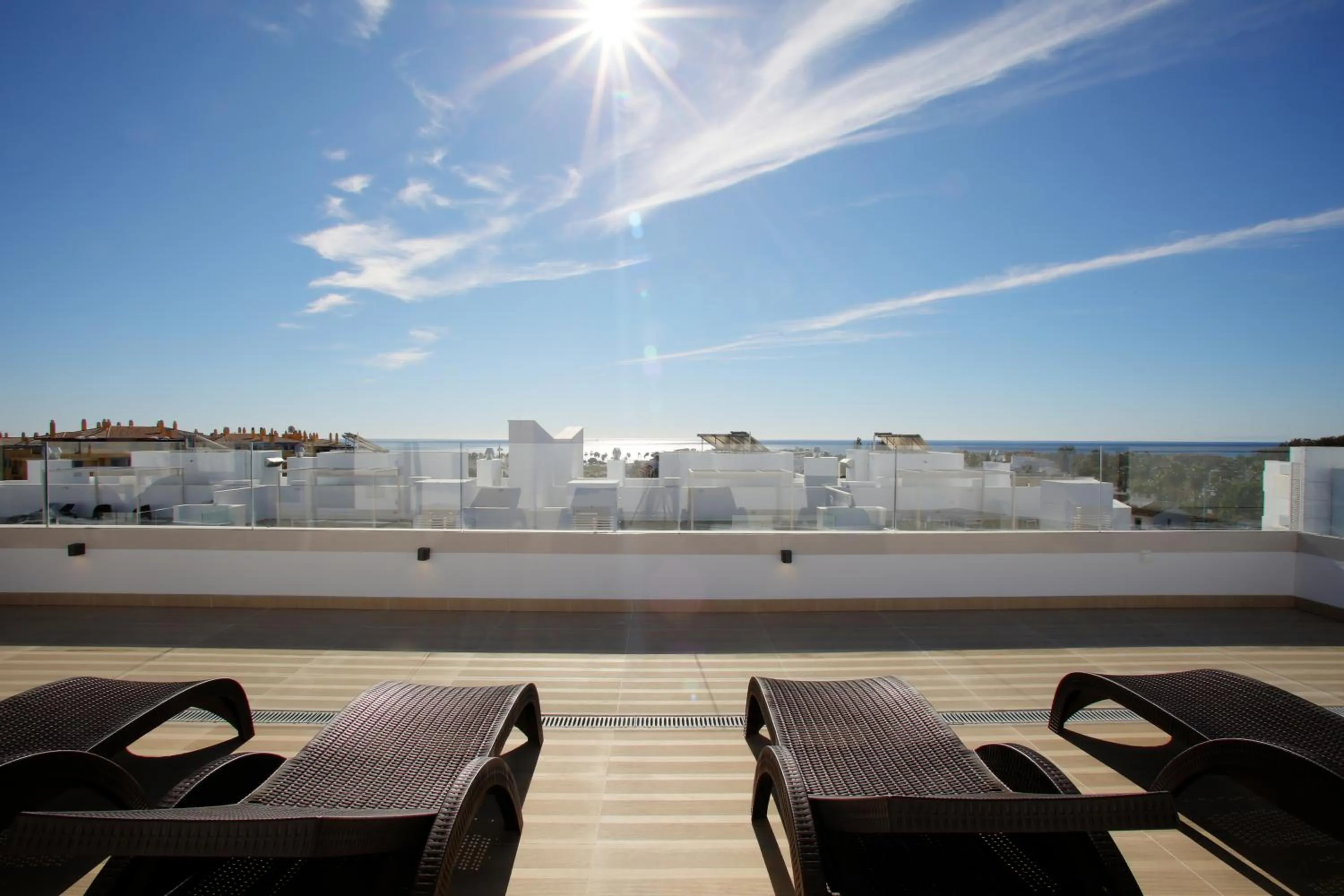Balcony/Terrace in Aqua Apartments Vento, Marbella