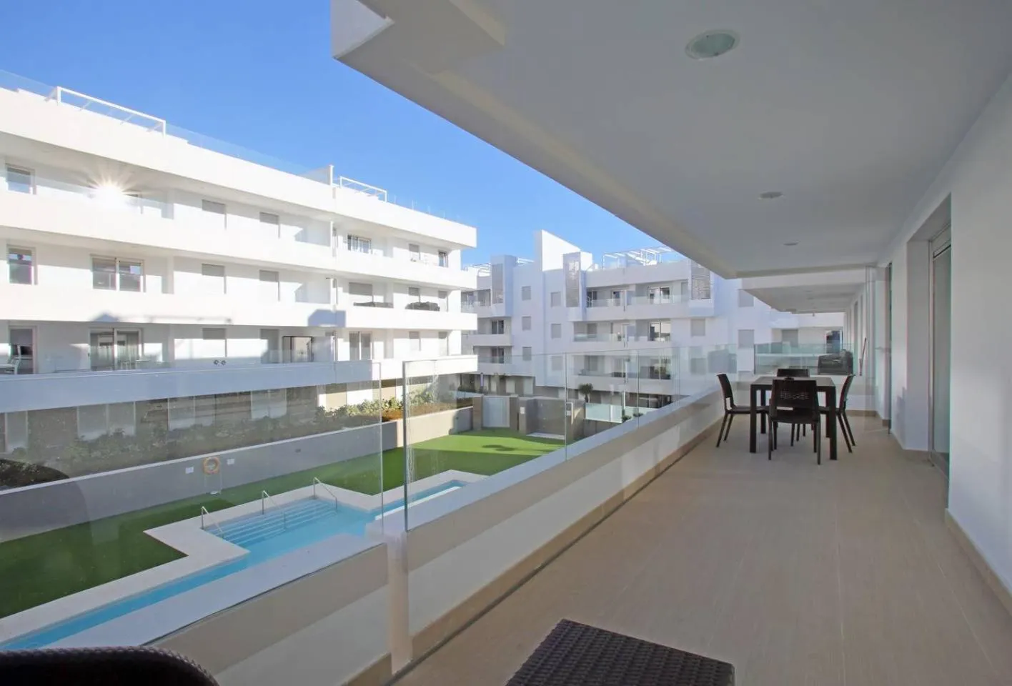 Balcony/Terrace in Aqua Apartments Vento, Marbella