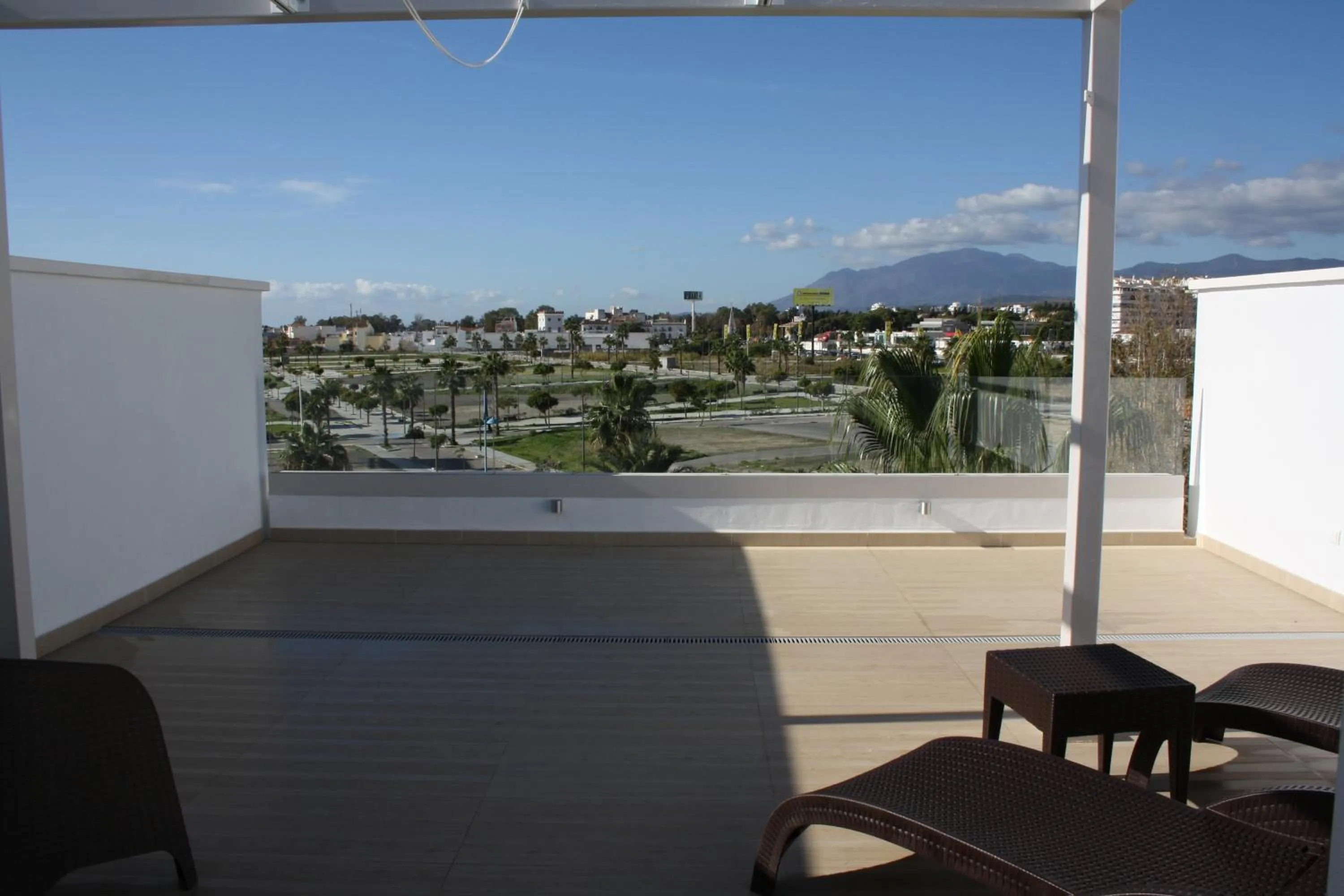 Solarium in Aqua Apartments Vento, Marbella