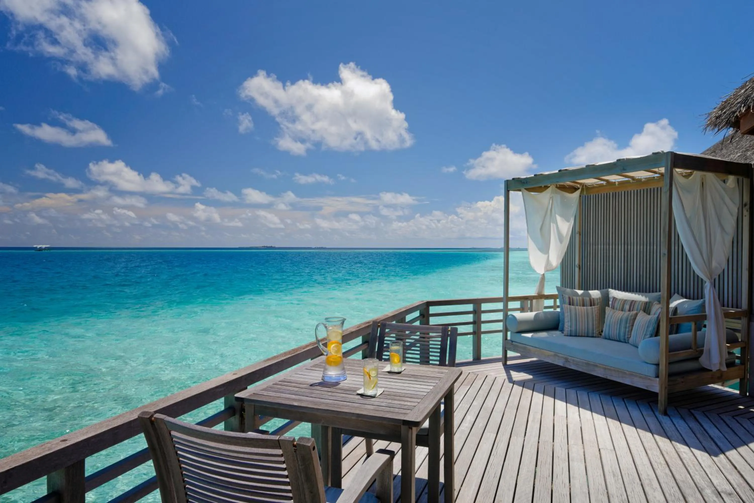 Patio in Baros Maldives