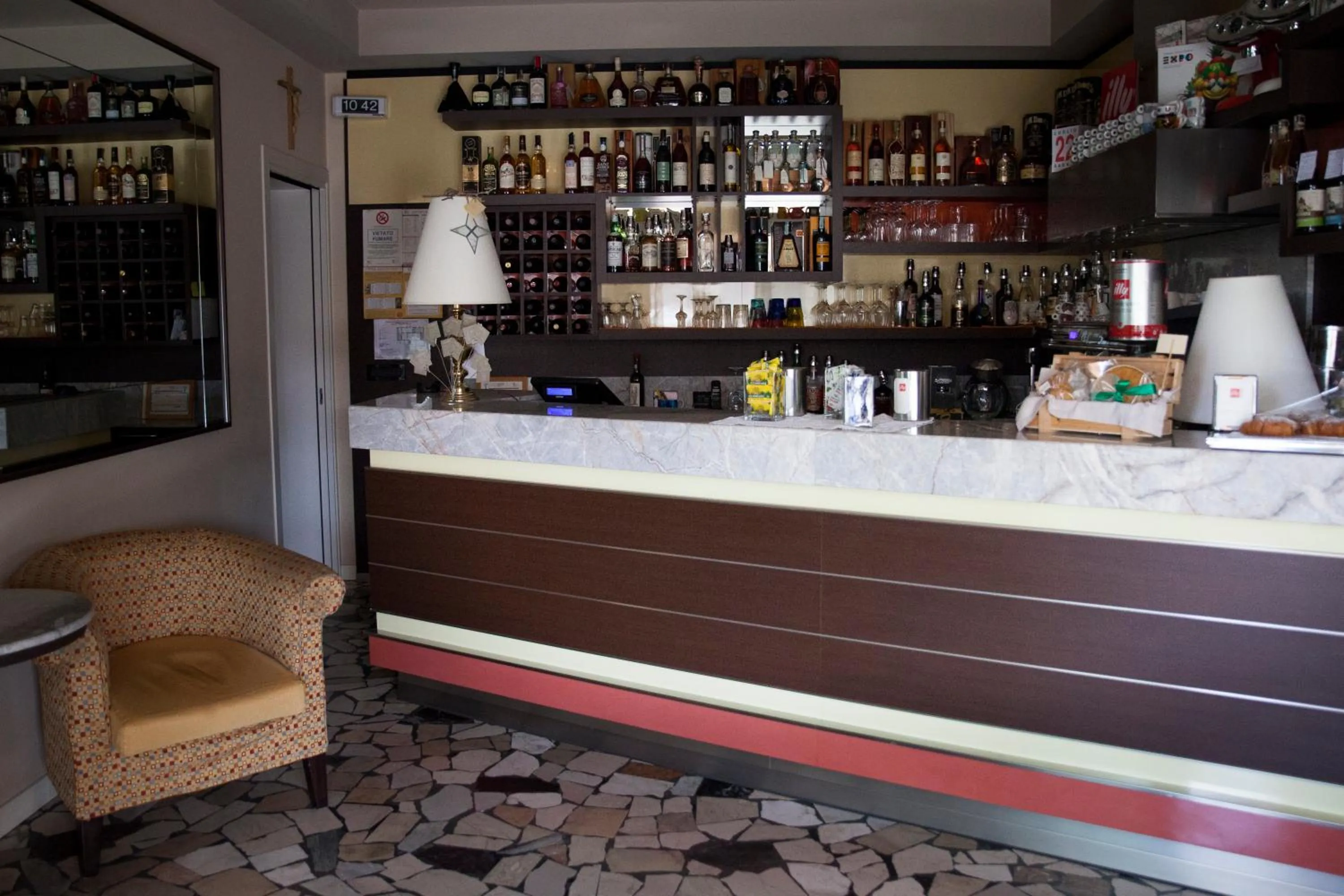 Lounge or bar in Hotel Trieste