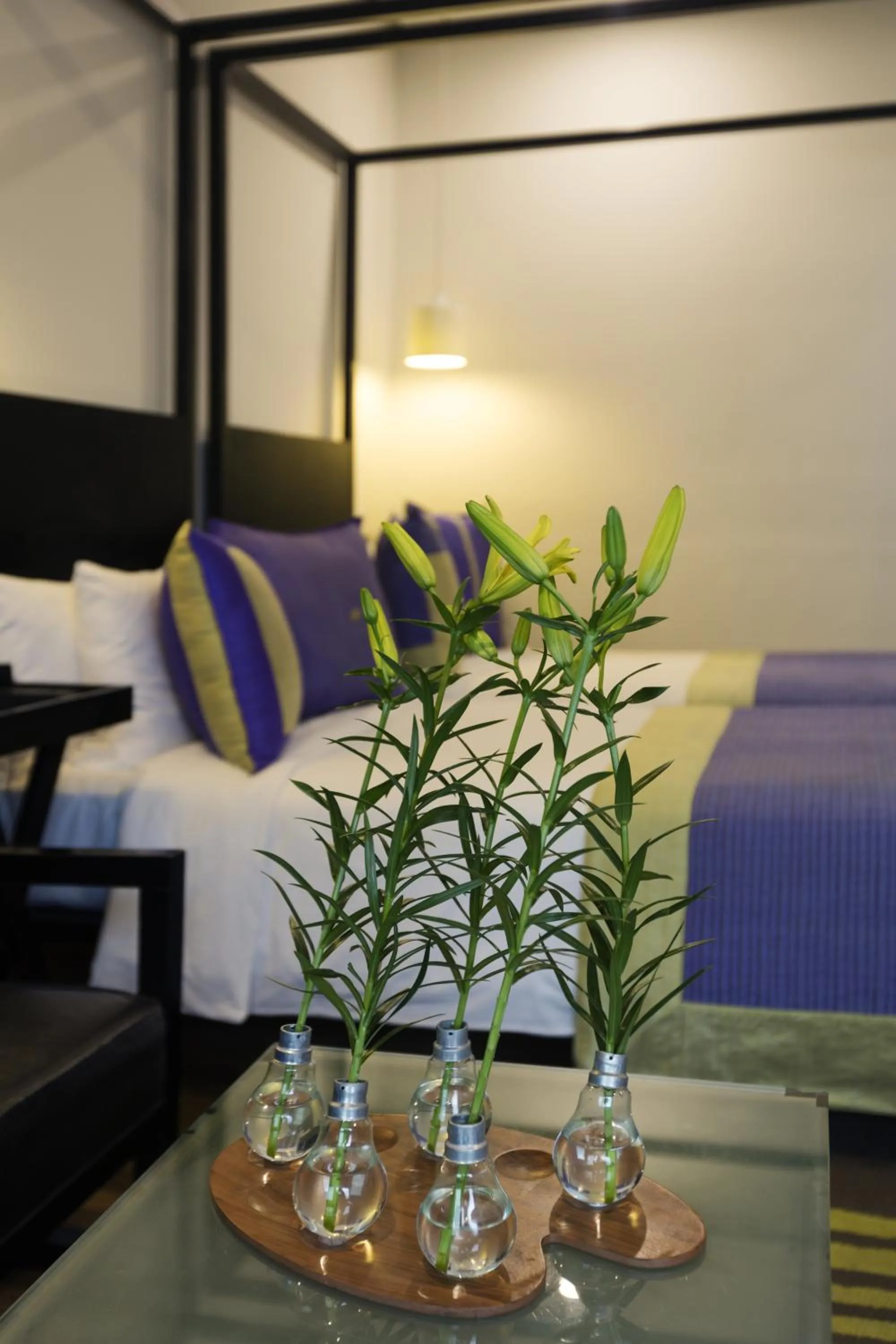 Decorative detail, Bed in The Park Bangalore, MG Road