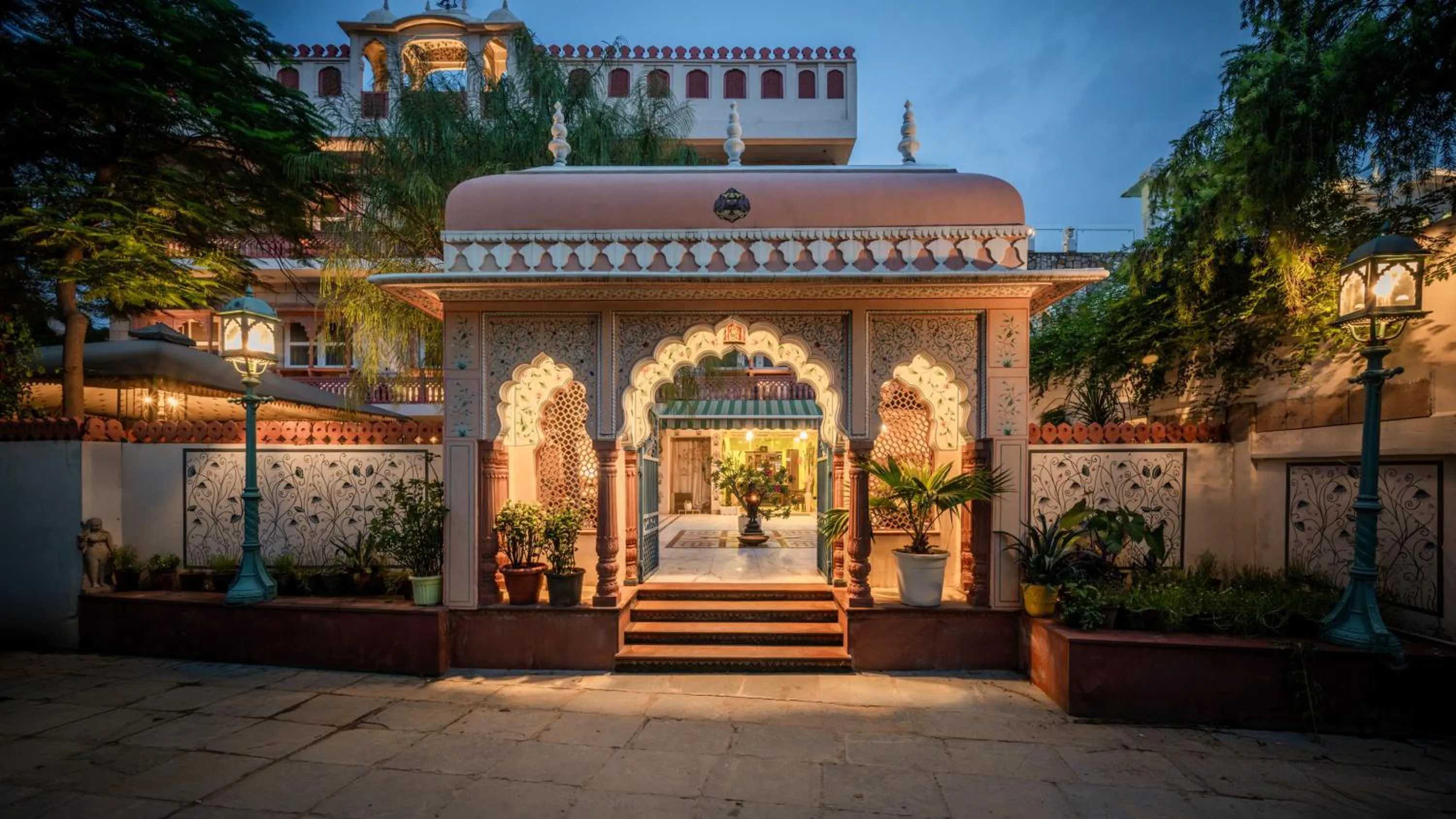 Property building in Suryaa Villa - A Boutique Heritage Hotel