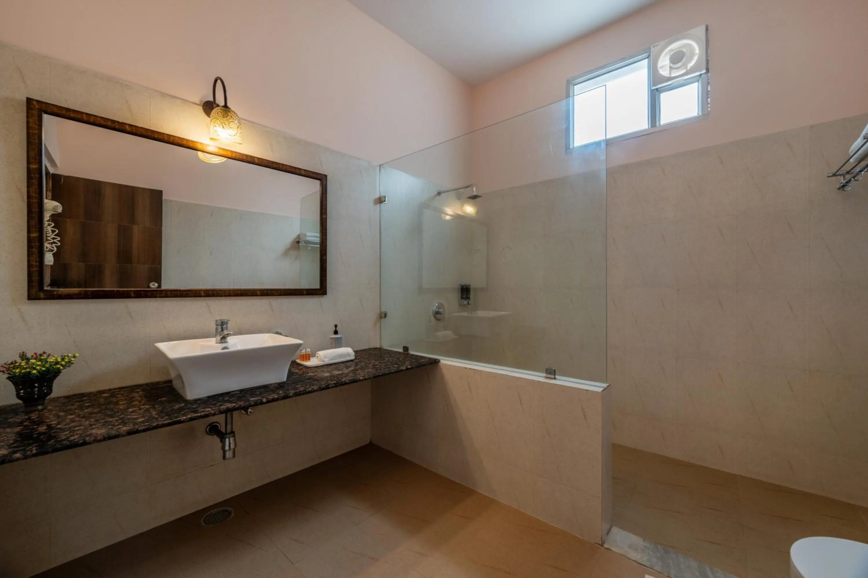 Shower in Suryaa Villa - A Boutique Heritage Hotel