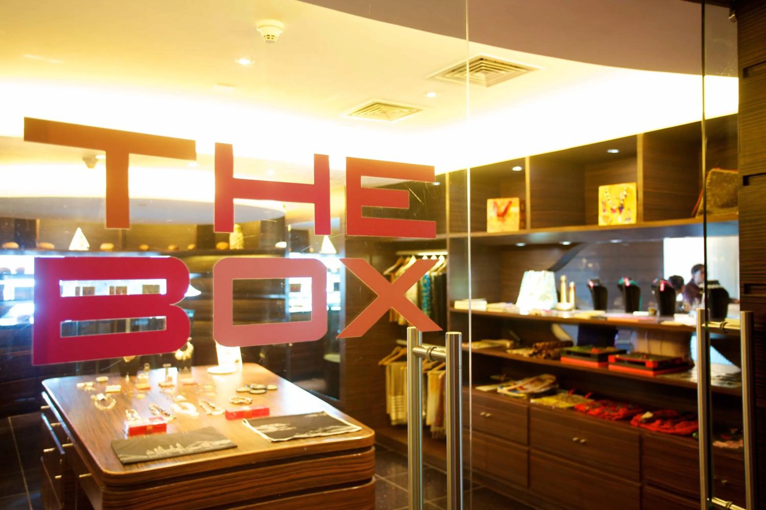 On-site shops in The Park Hyderabad, Banjara Hills near Hussain Sagar Lake