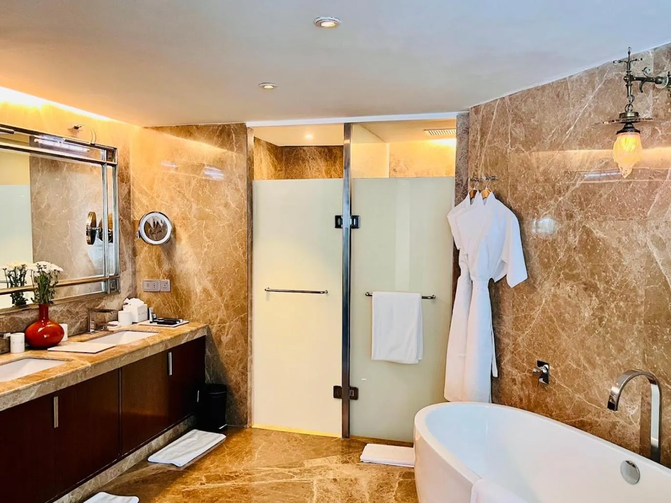 Shower in The Park Hyderabad, Banjara Hills near Hussain Sagar Lake