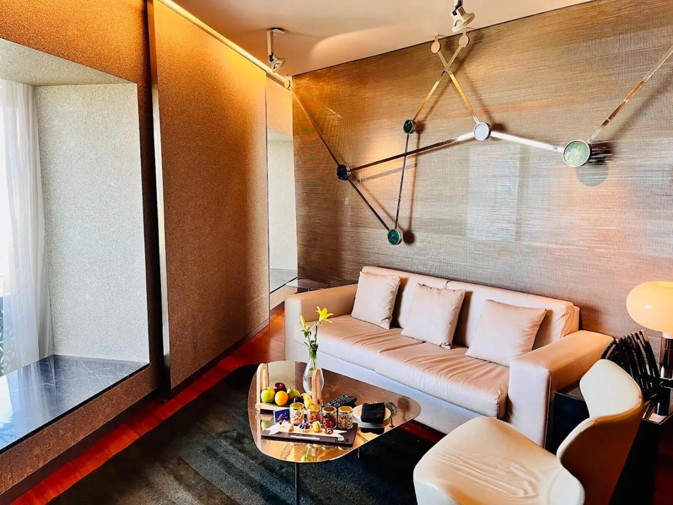 Living room in The Park Hyderabad, Banjara Hills near Hussain Sagar Lake