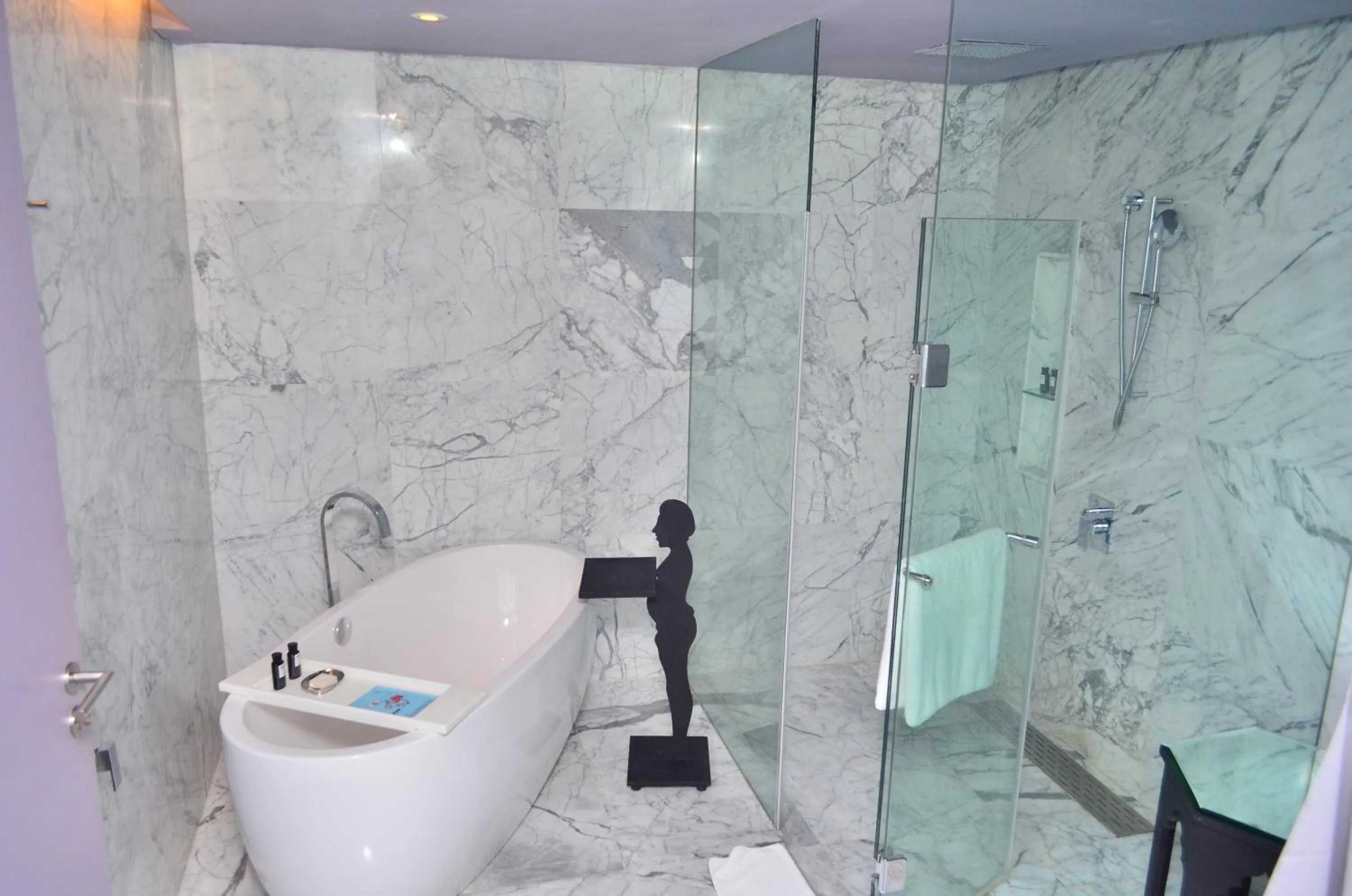 Shower in The Park Hyderabad, Banjara Hills near Hussain Sagar Lake