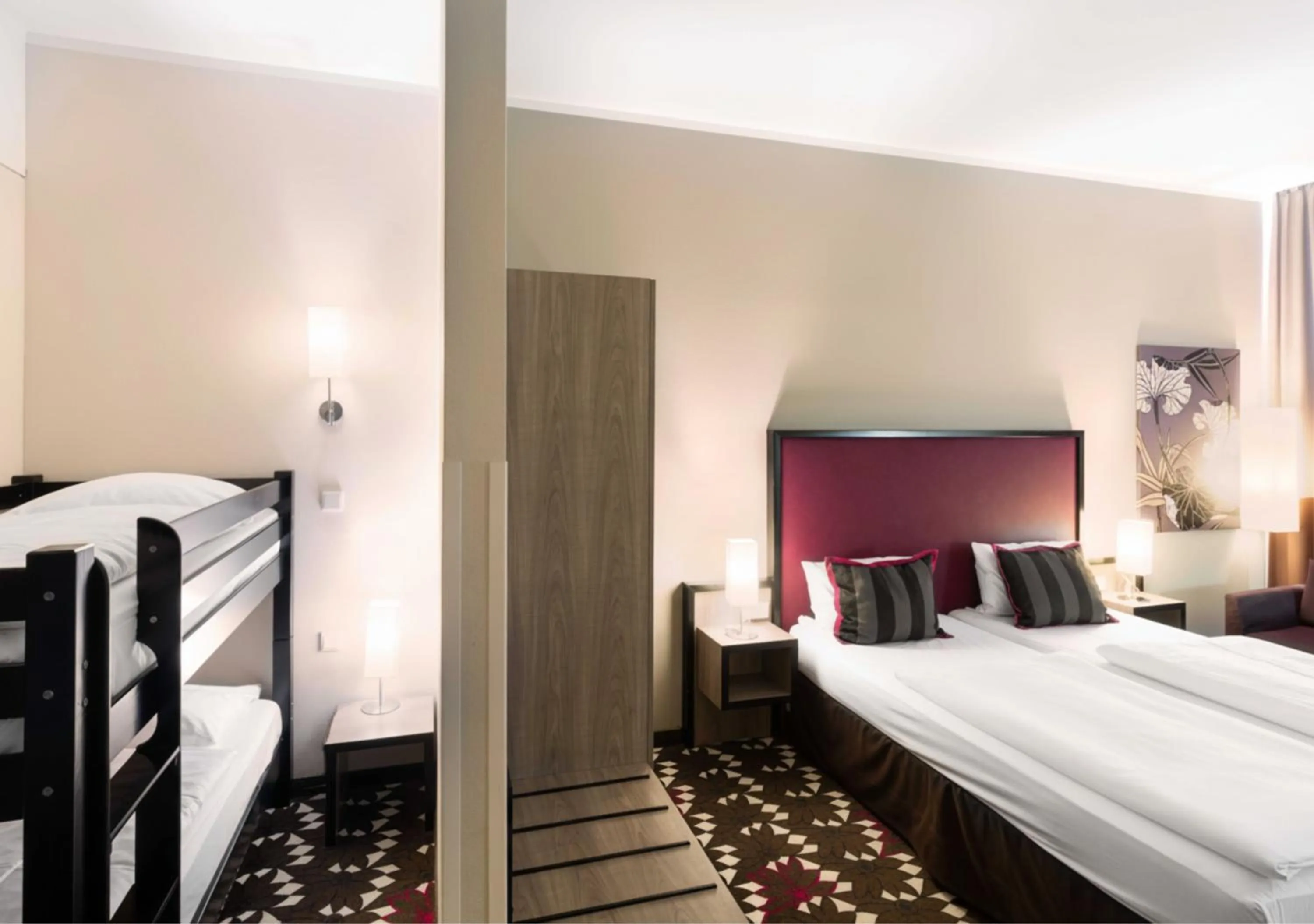 Bed in Hotel MOA Berlin