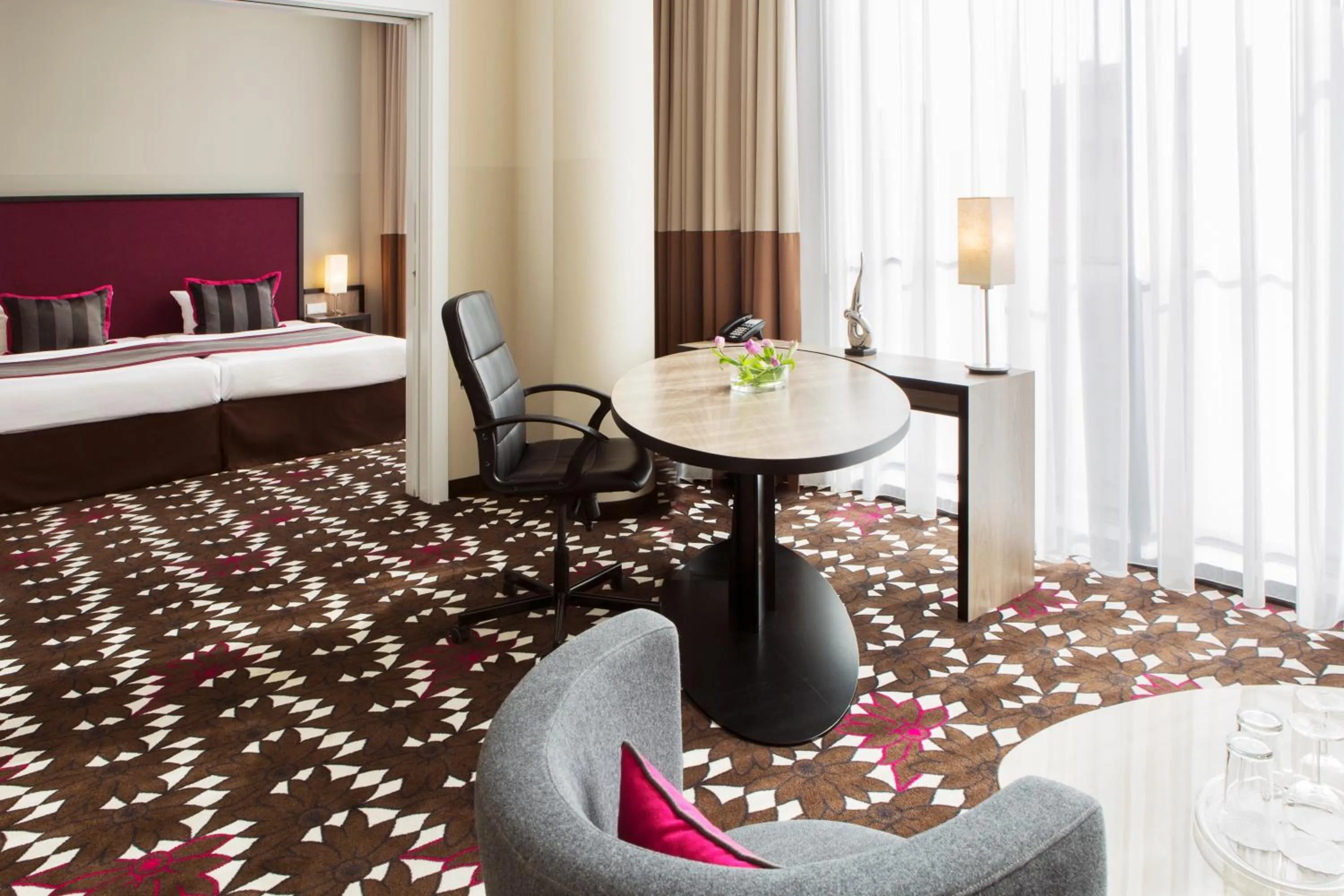 Photo of the whole room, Bed in Hotel MOA Berlin