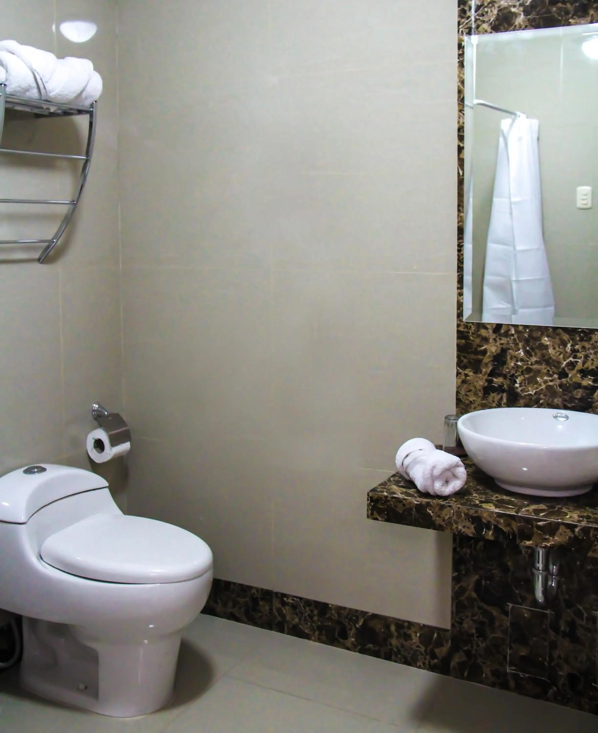 Shower in Hotel Limacpampa